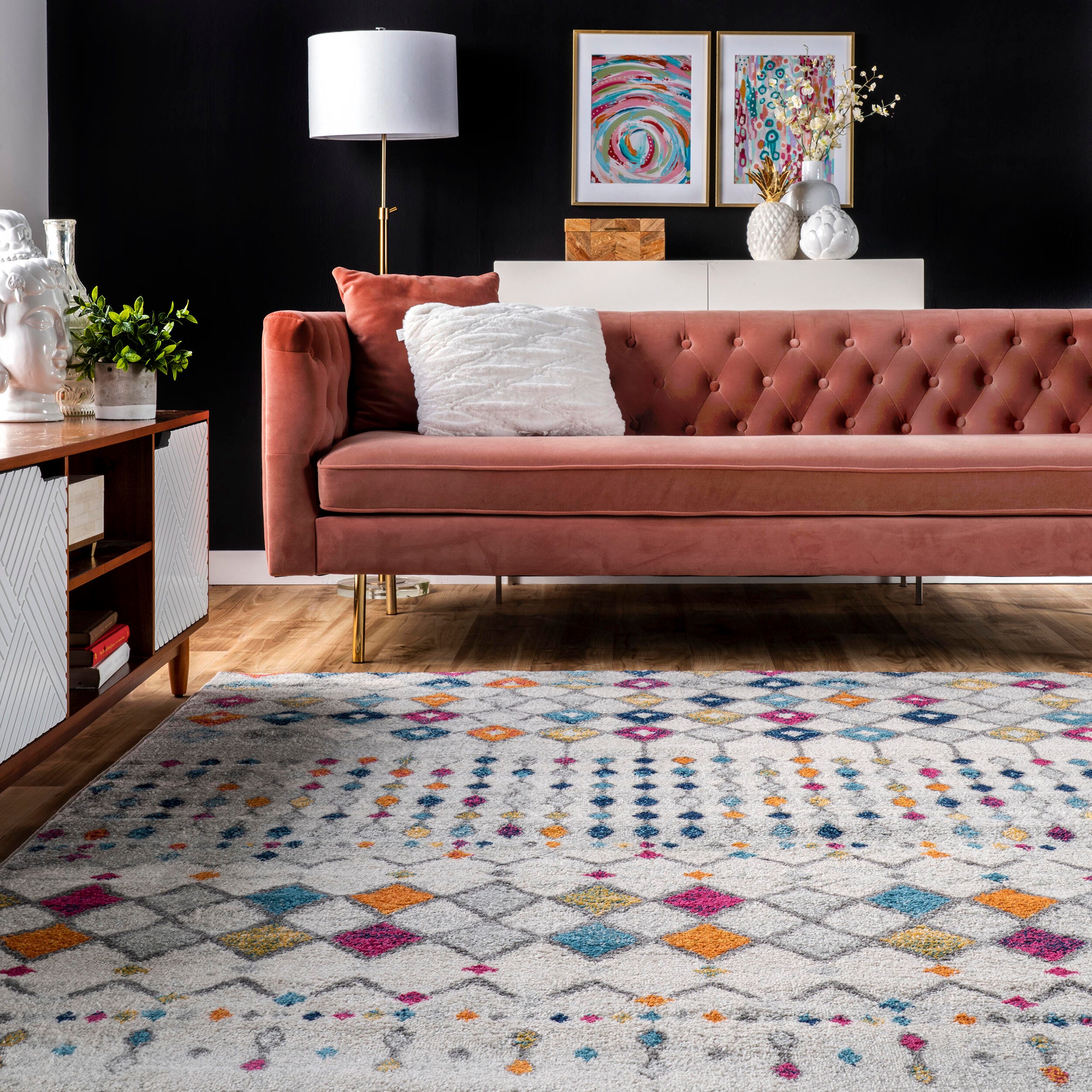 Nuloom Moroccan Blythe Area Rug, Multi, large