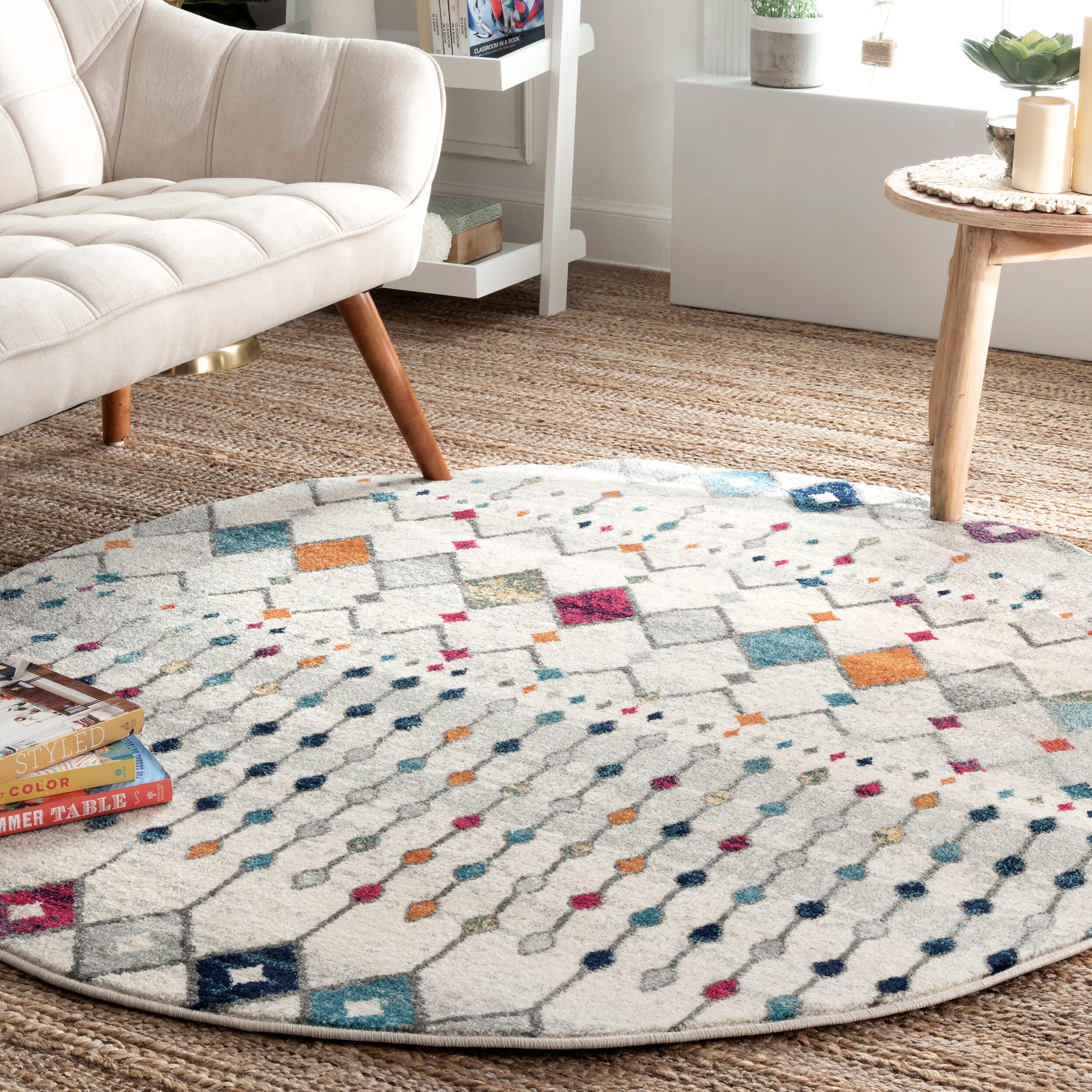 Nuloom Moroccan Blythe Area Rug, Multi, rollover