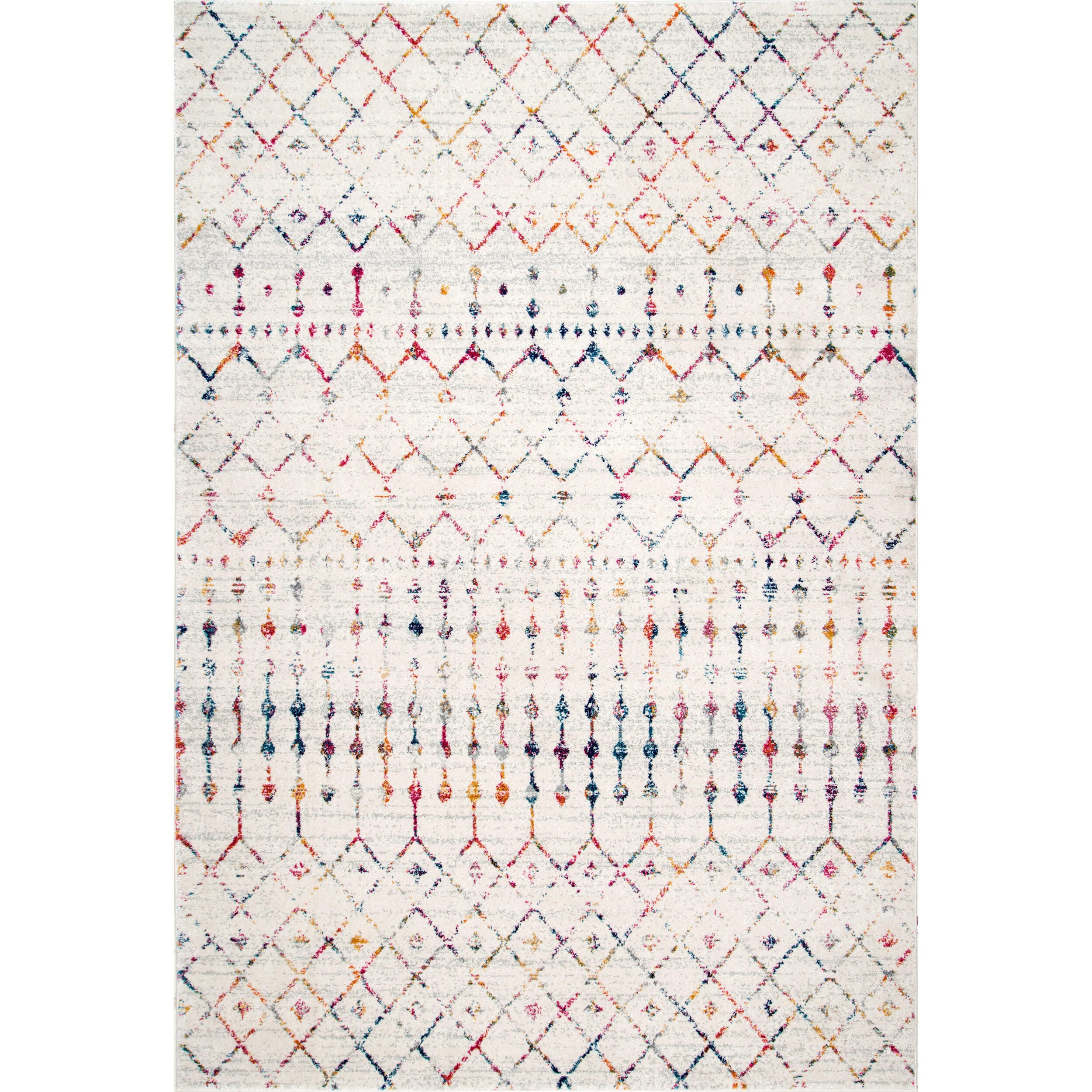 Nuloom Moroccan Blythe Area Rug, Light Multi, large