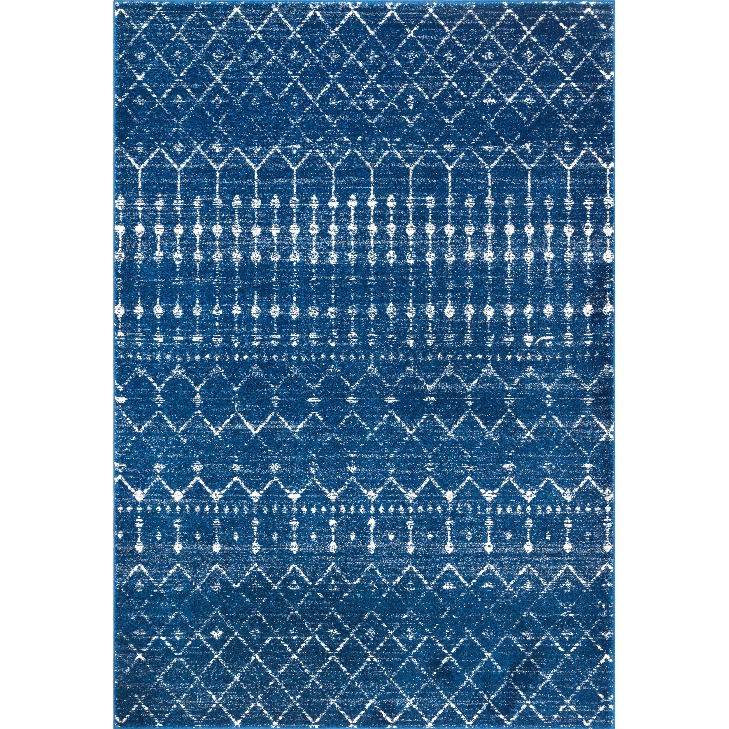 Nuloom Moroccan Blythe Area Rug, Blue, large