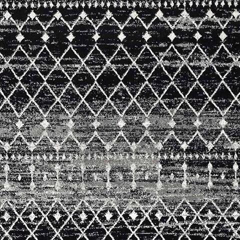 Nuloom Moroccan Blythe Area Rug, Black, large