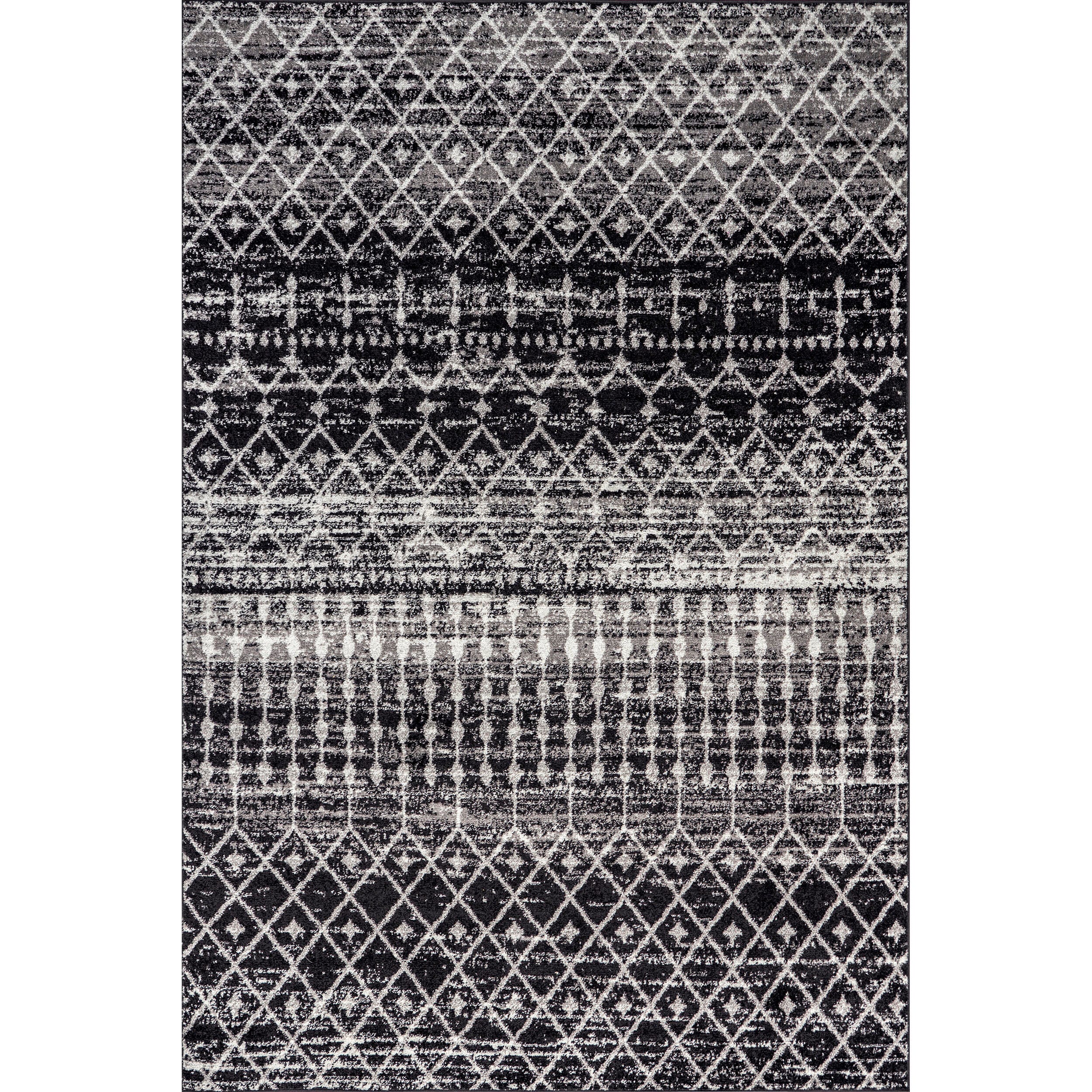 Nuloom Moroccan Blythe Area Rug, Black, large