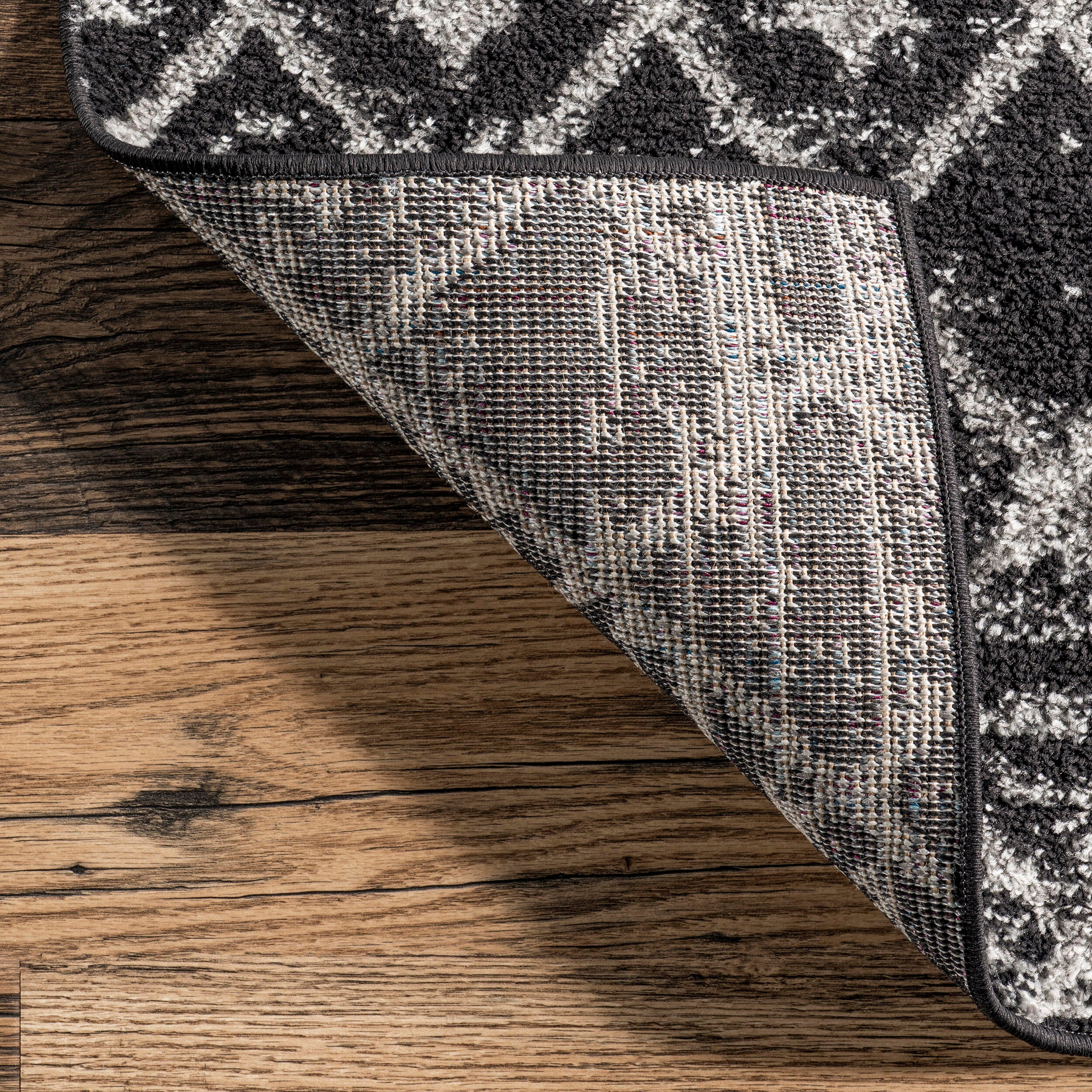 Nuloom Moroccan Blythe Area Rug, Black, large