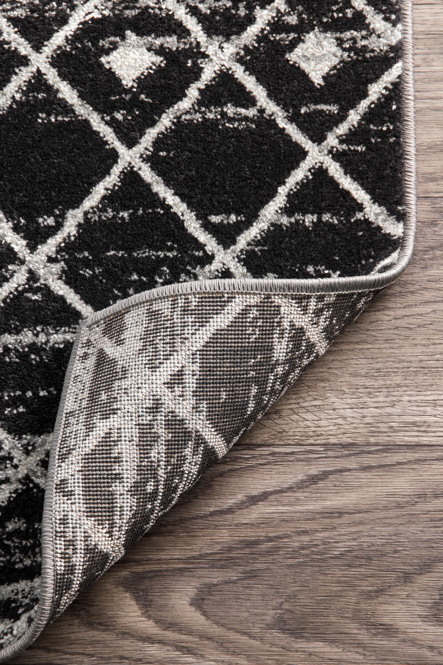 Nuloom Moroccan Blythe Area Rug, Black, large