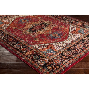 Home Accents Serapi 5' 3" X 7' 3" Area Rug, Red, rollover