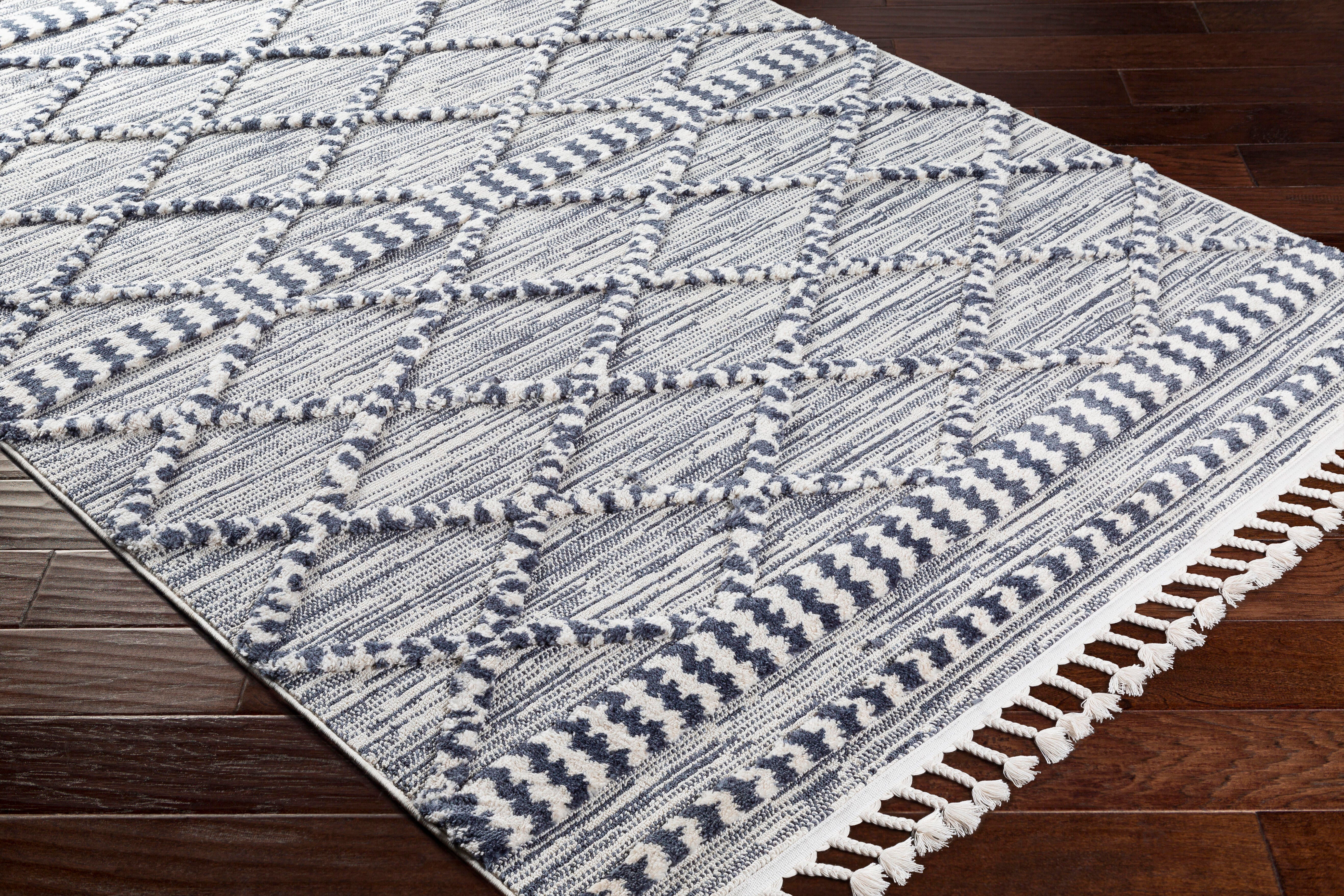 Home Accent Vance 7'10" x 10'2" Area Rug, Blue, large