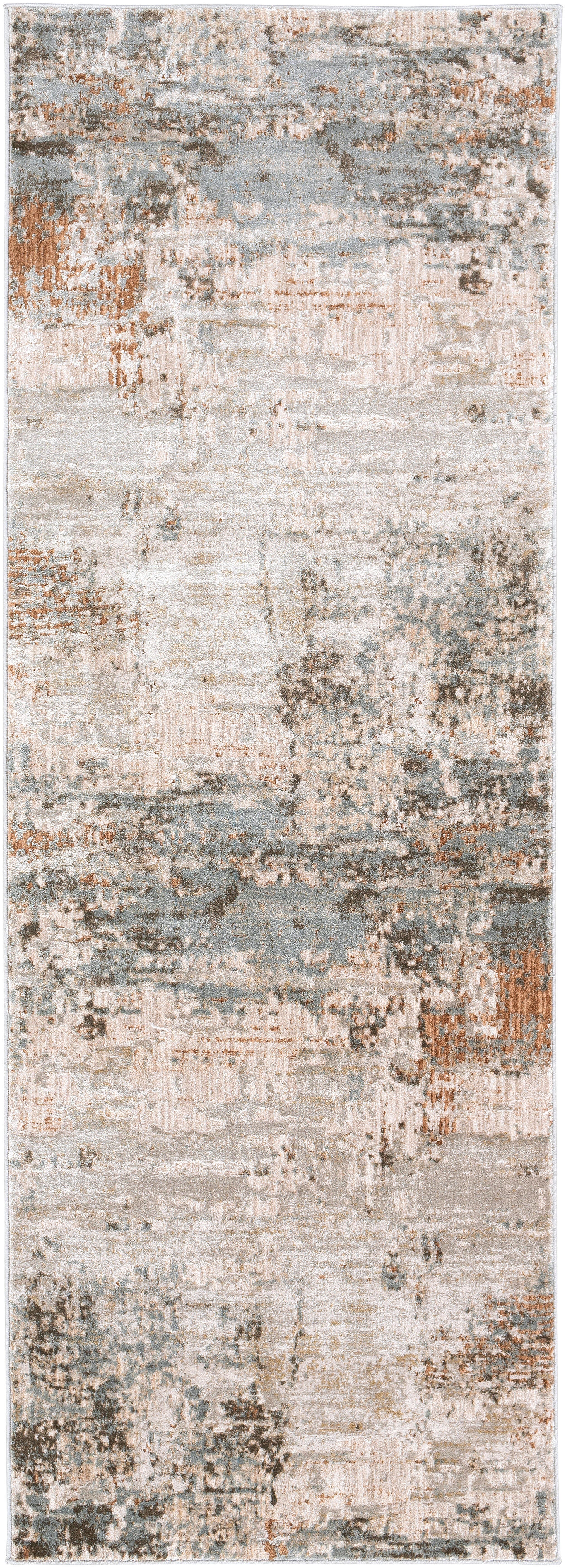 Home Accent Langenfeld 2'7" x 7'3" Runner Rug, Gray, large