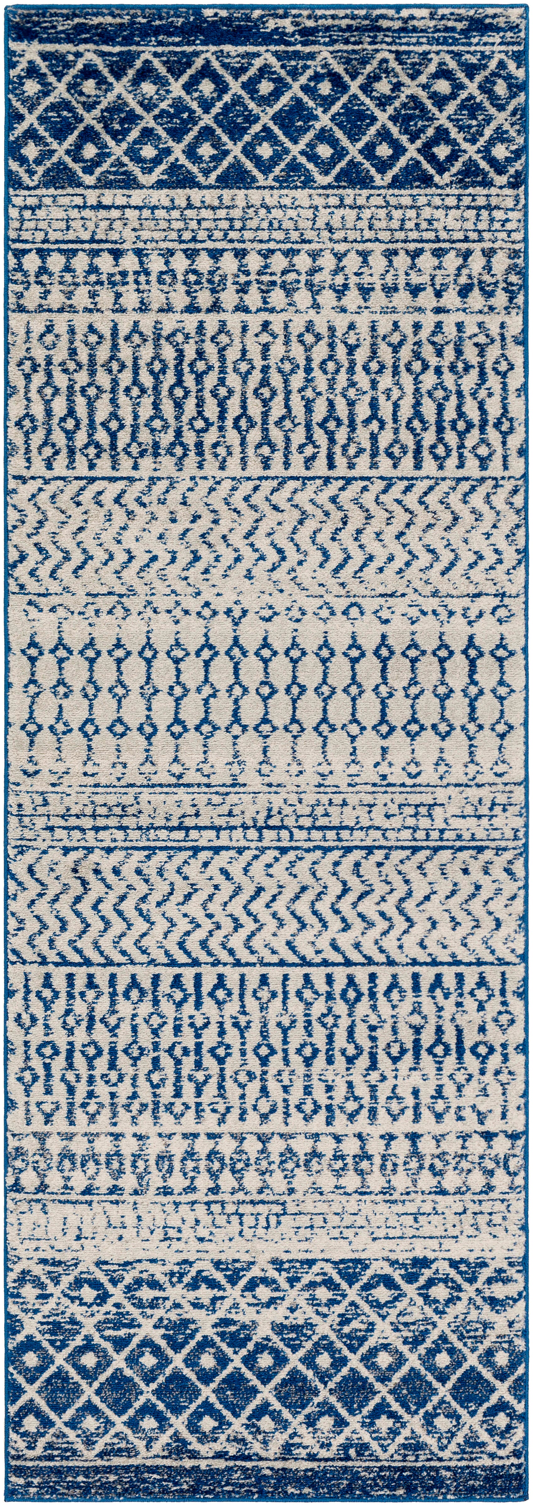 Surya Elaziz 2'7" x 7'6" Runner Rug, Blue, large
