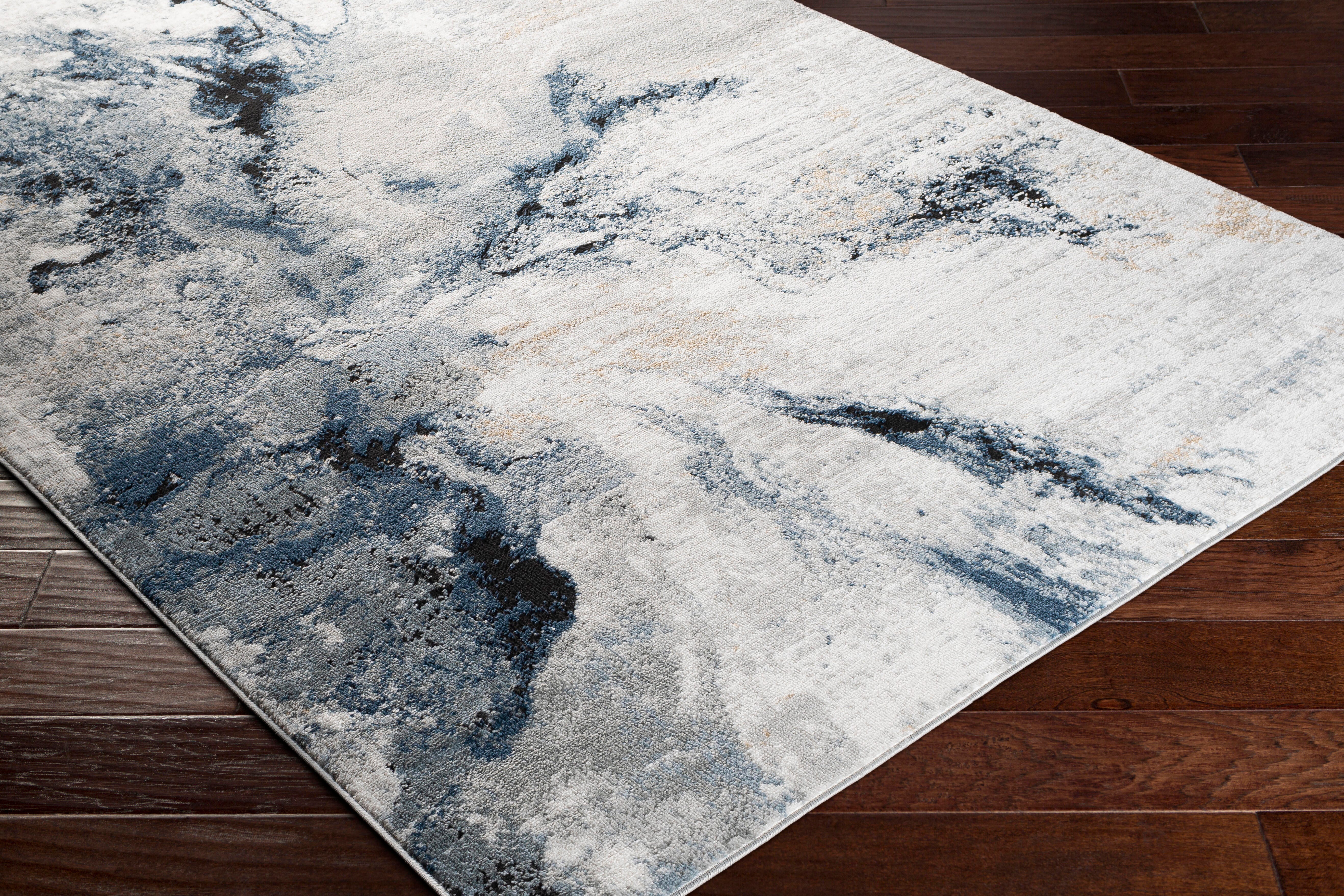 Home Accent Nickolas 5'3" x 7'3" Area Rug, Blue, rollover
