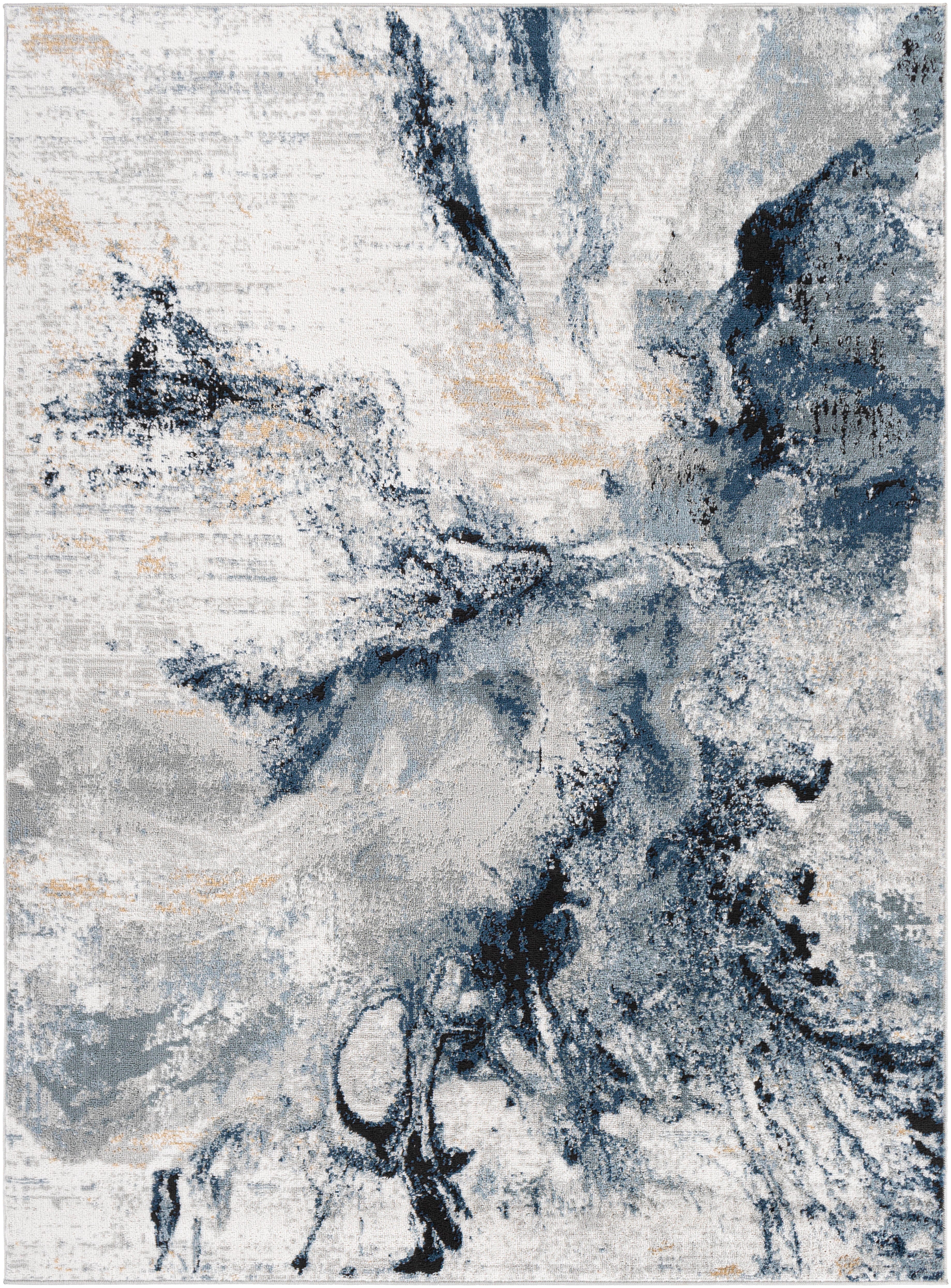 Home Accent Nickolas 5'3" x 7'3" Area Rug, Blue, large