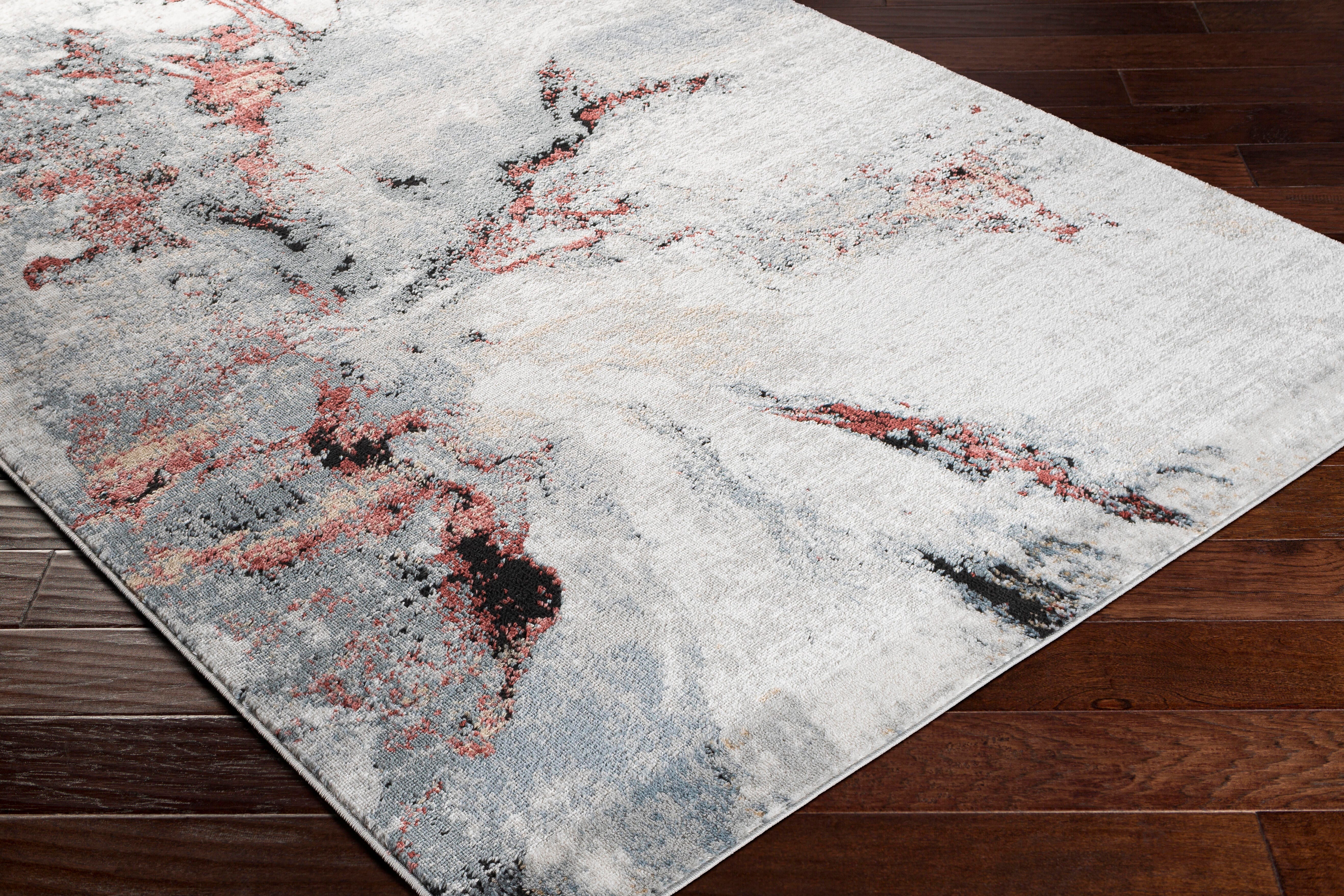 Home Accent Nickolas 6'7" x 9' Area Rug, Red/Burgundy, large