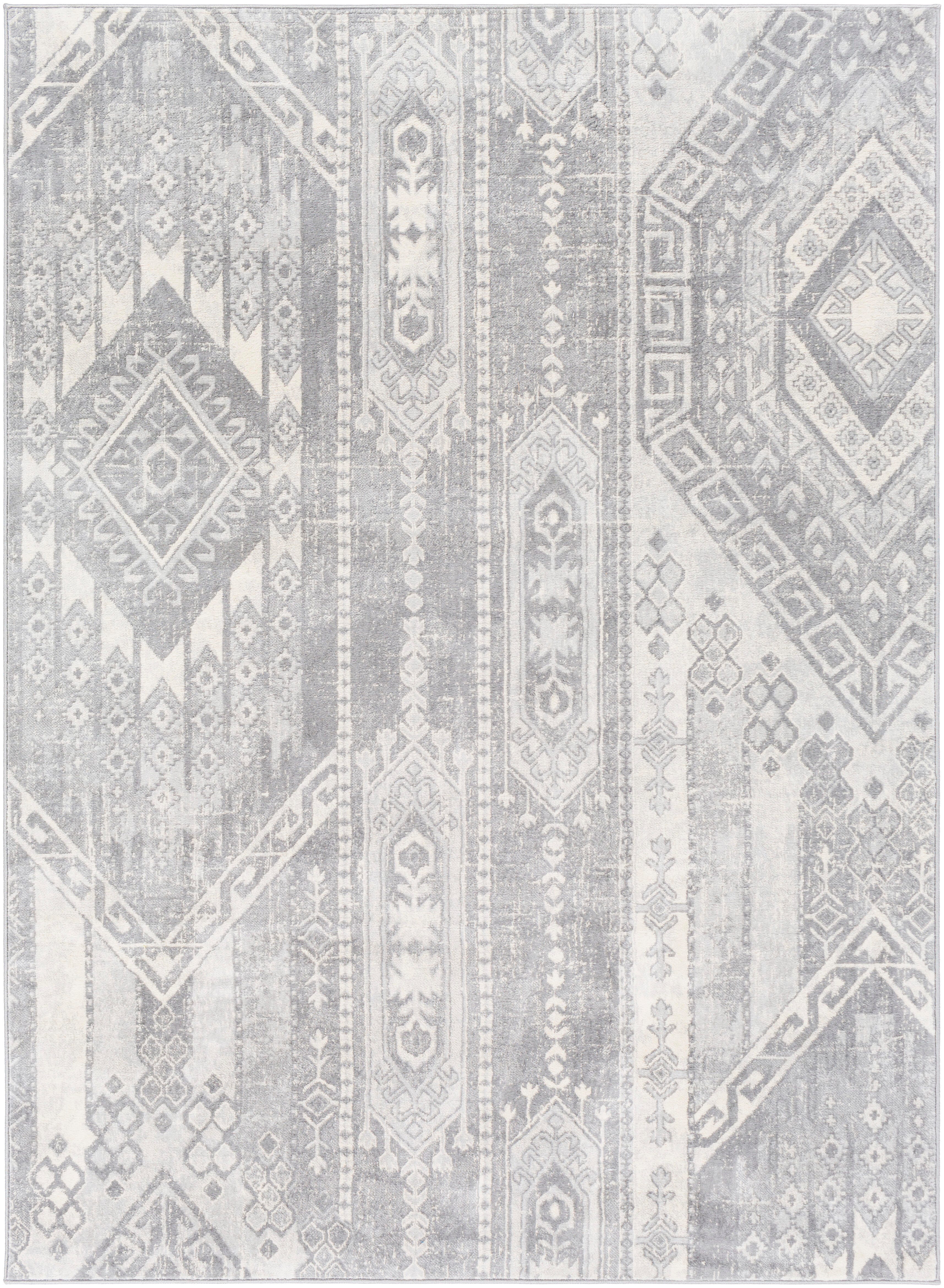 Surya Monaco 4'3" x 5'11" Accent Rug, Black/Gray, large