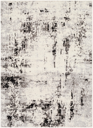 Surya Pisa 5' x 7' Area Rug, Black/Gray, large