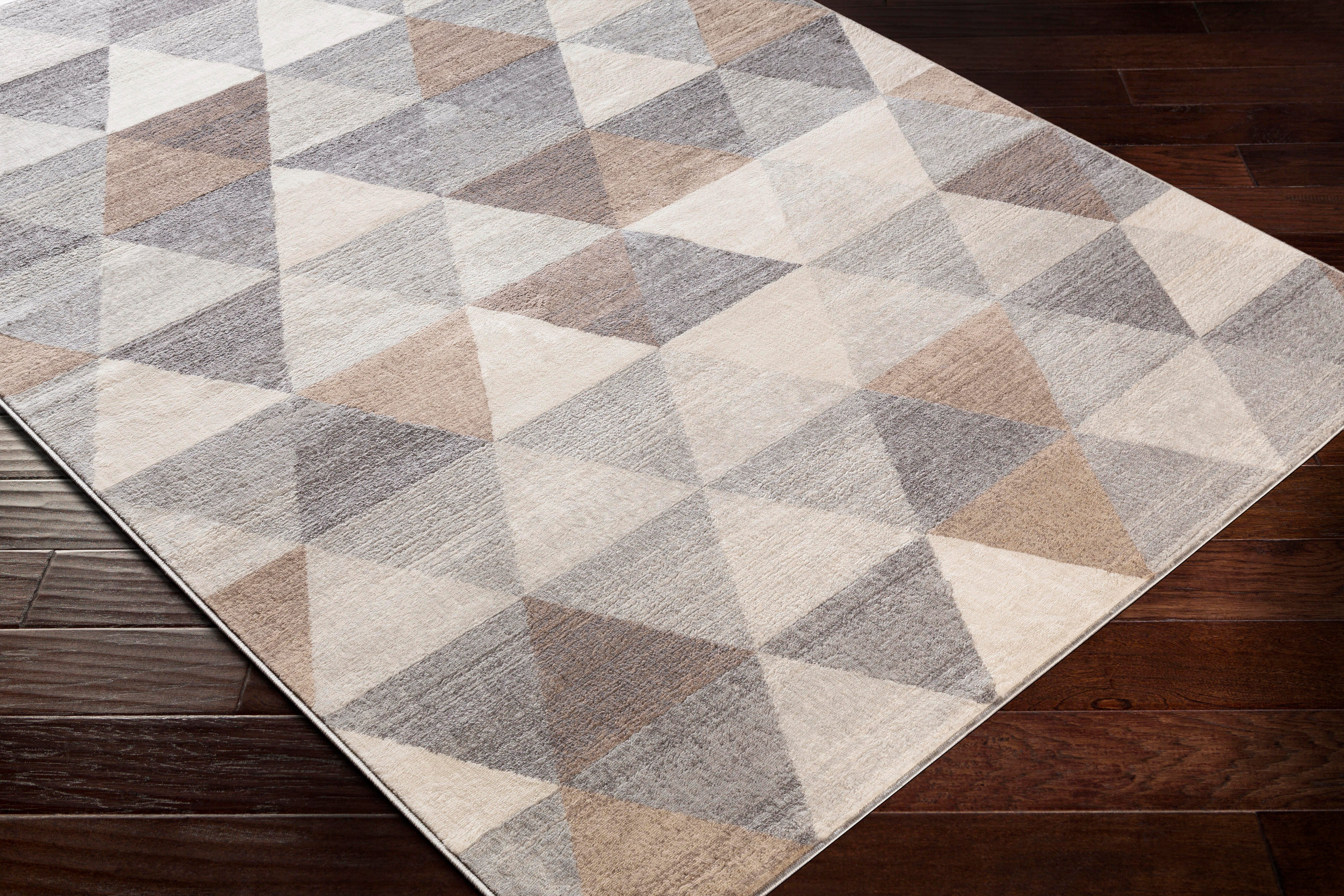 Surya Roma 7'10" x 10' Area Rug, Black/Gray, large