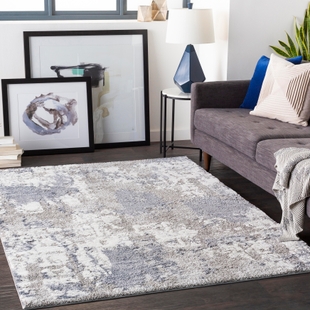 Home Accent Ramiro 5'3" x 7'3" Area Rug, Blue, rollover