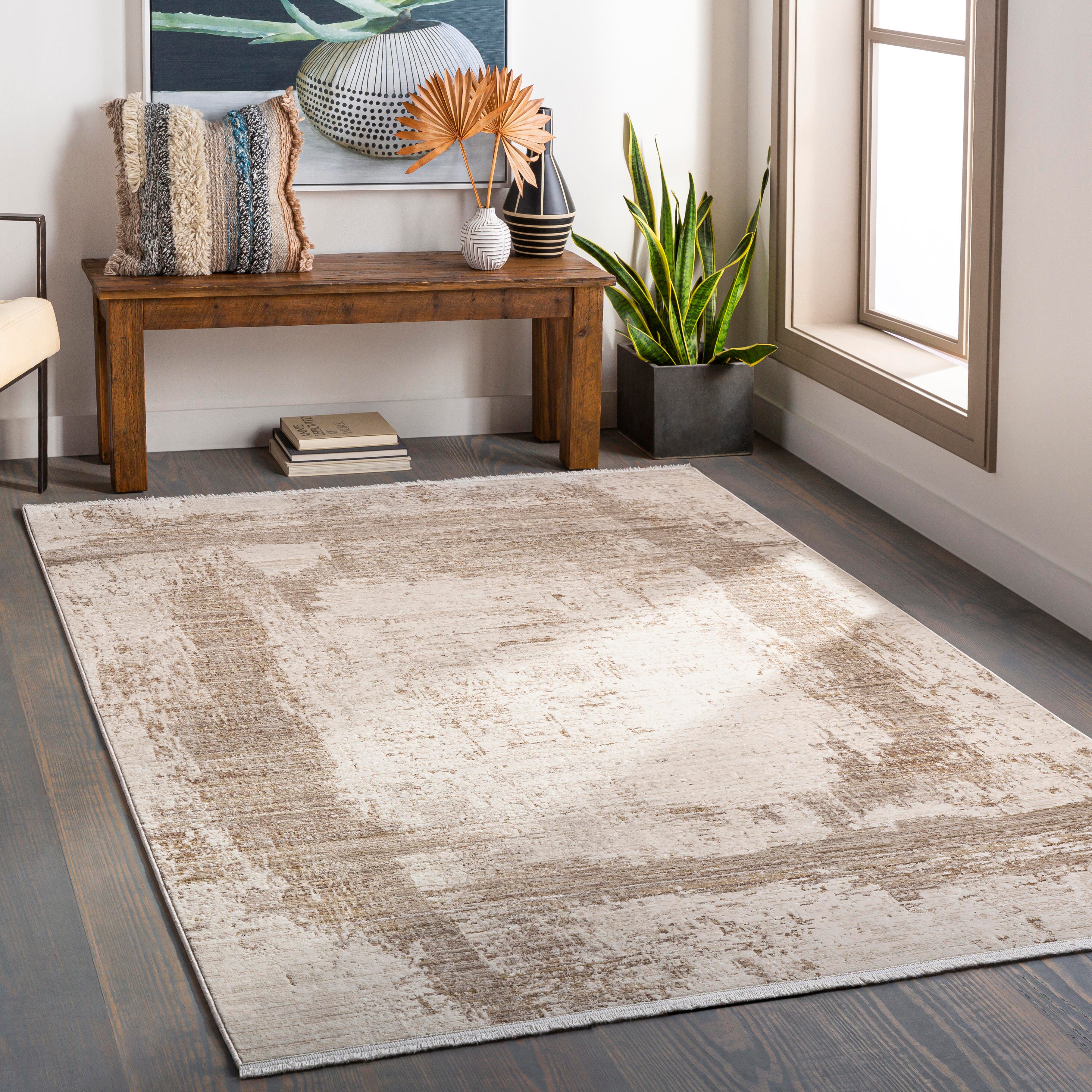 Home Accent Shella 3'11" x 5'7" Accent Rug, Black/Gray, rollover