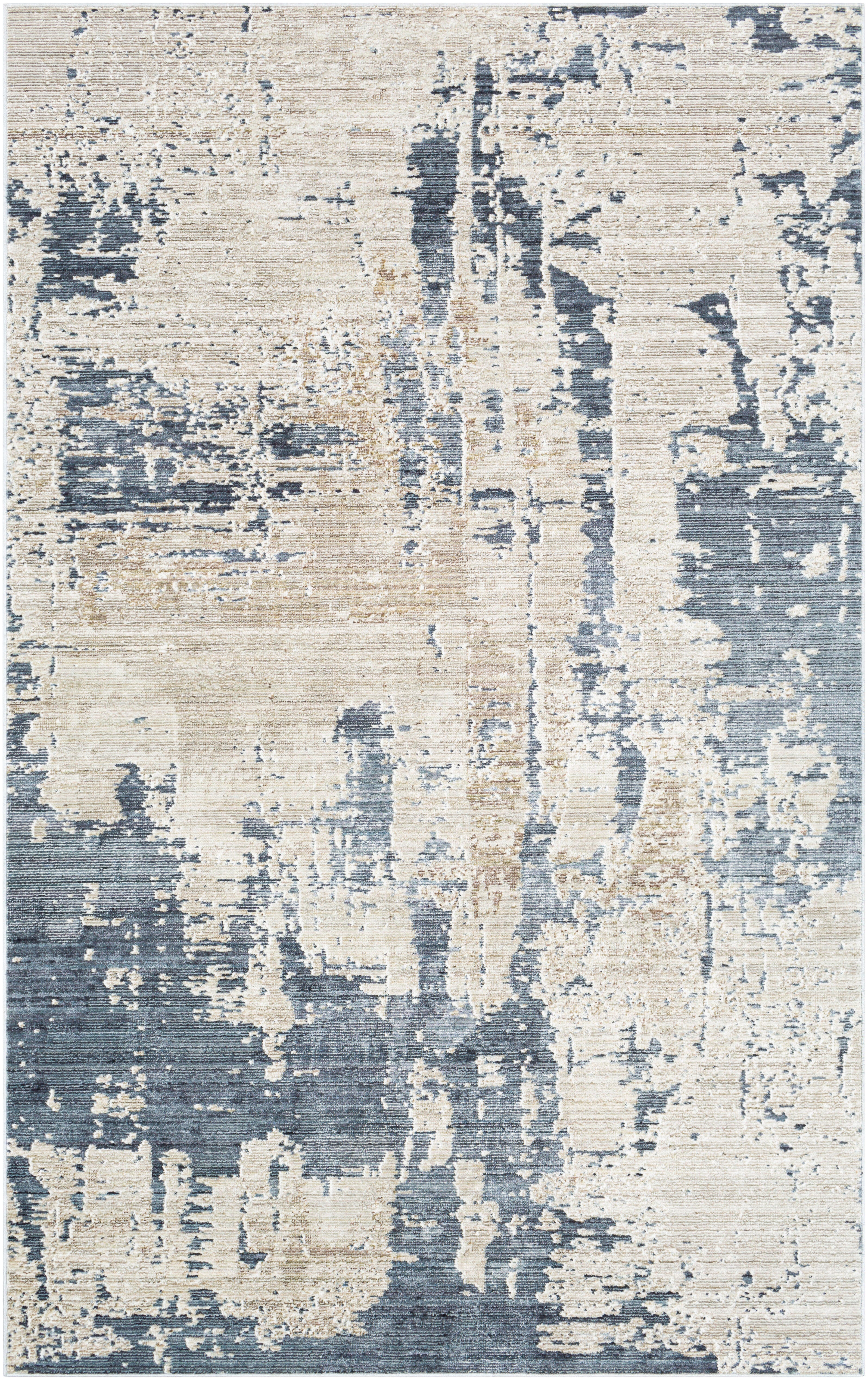 Home Accent Jin 7'10" x 10'10" Area Rug, Black/Gray, large