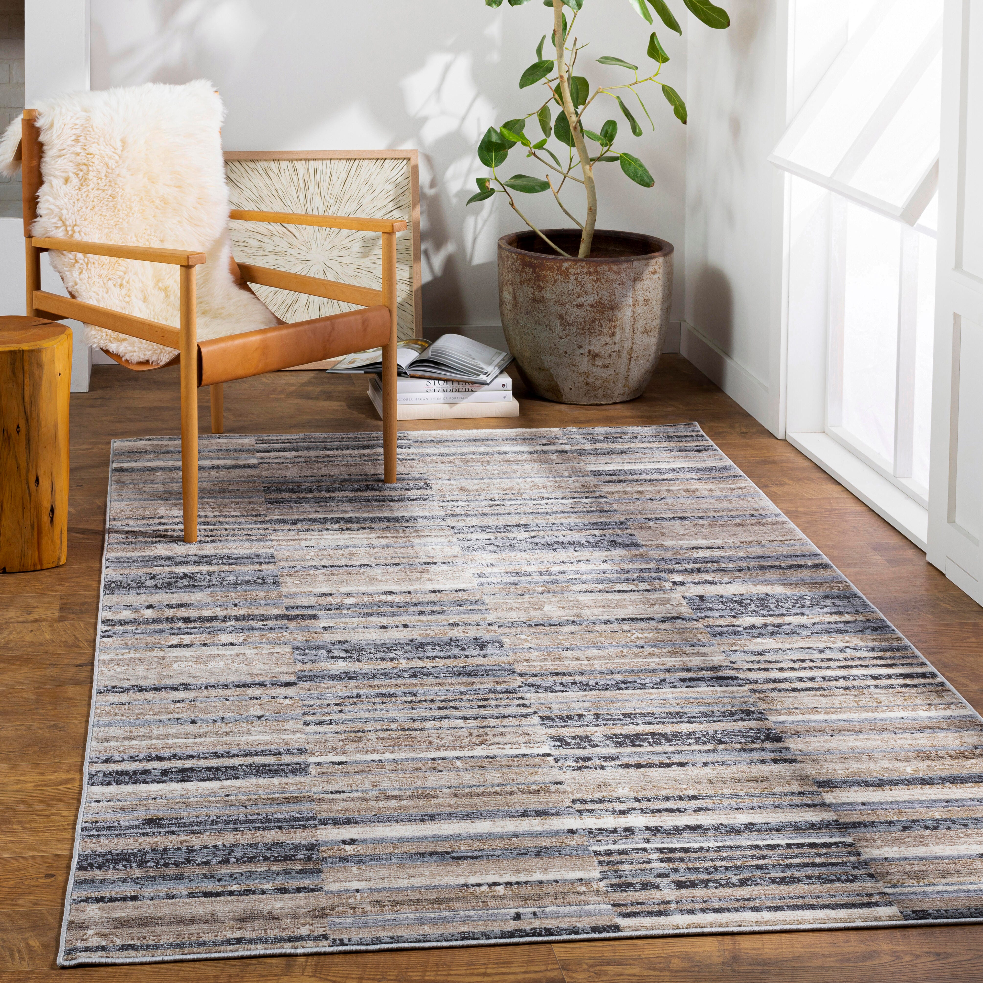 Home Accent Jazmin 7'10" x 10'10" Area Rug, Brown/Beige, rollover