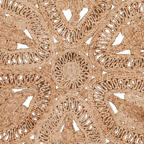 Safavieh Natural Fiber Natural Fiber 3' x 3' Round Area Rug, , large
