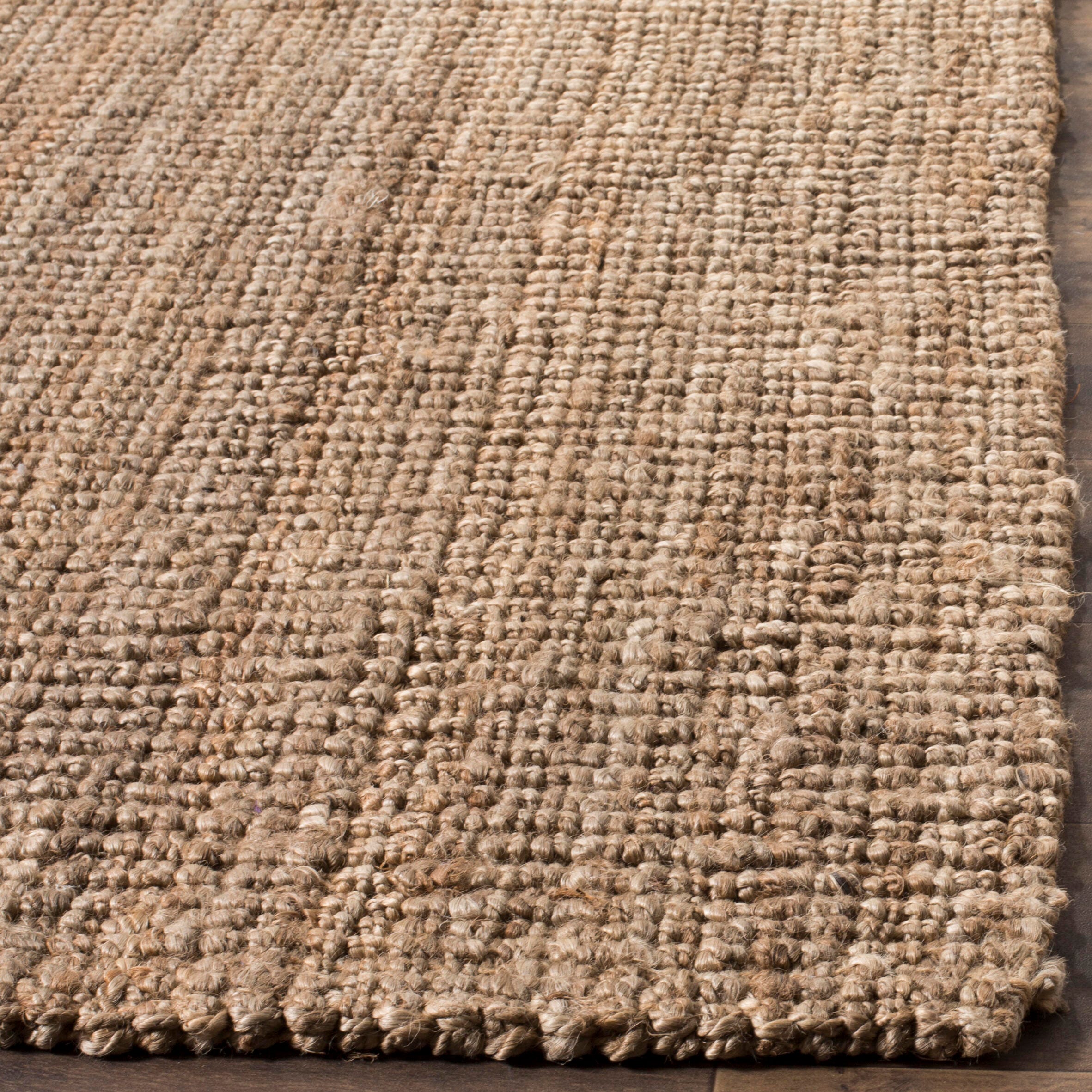 Safavieh Natural Fiber Natural Fiber 2'-6 x 10' Runner, Natural/Gray, large