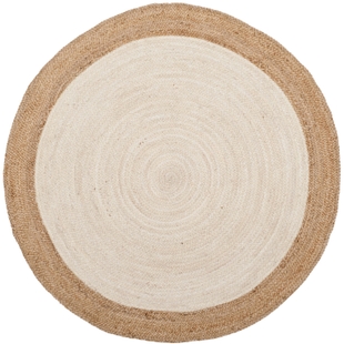 Safavieh Natural Fiber 3' x 3' Round Area Rug, Ivory/Natural, large