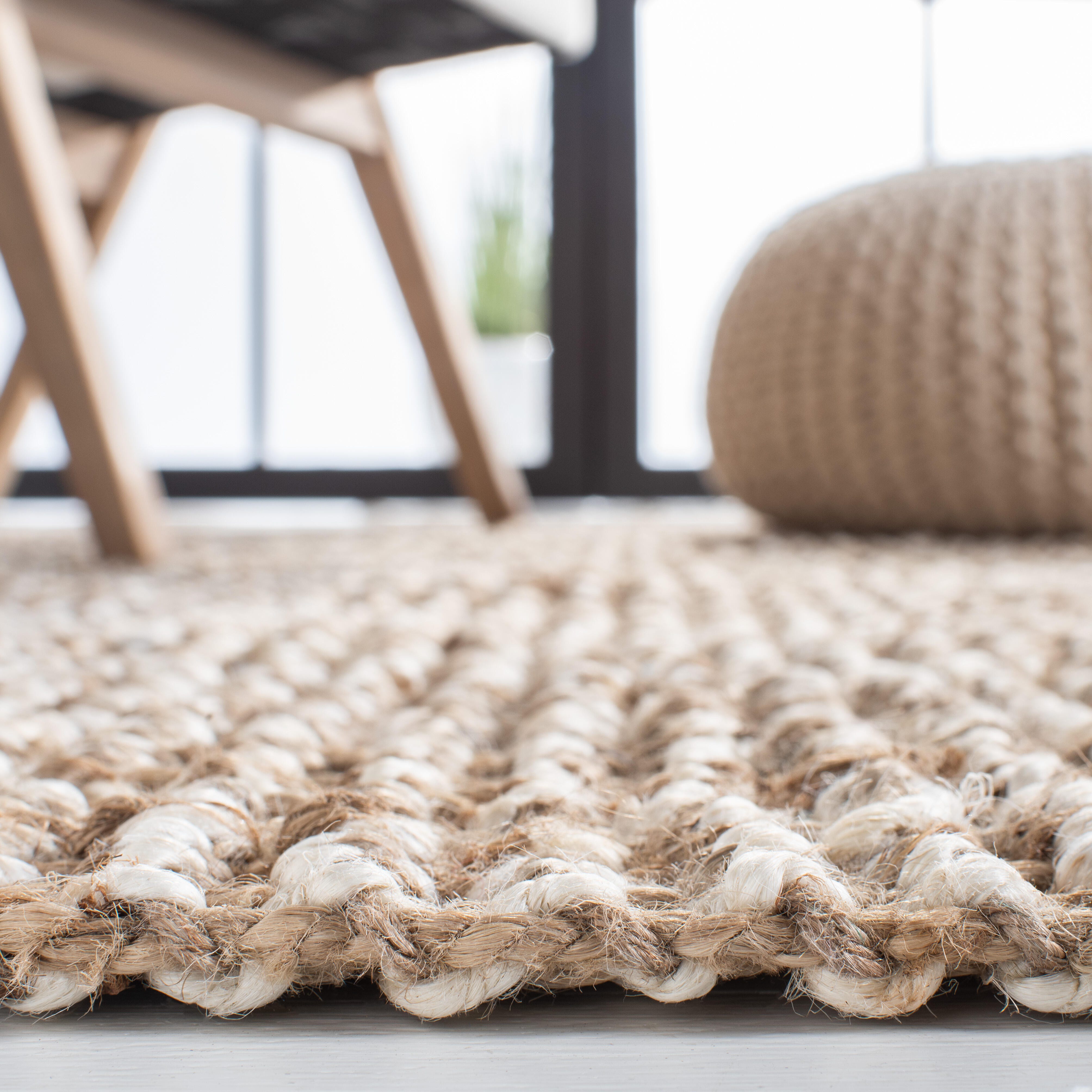 Safavieh Natural Fiber 3' x 5' Area Rug, Gray/Beige, large