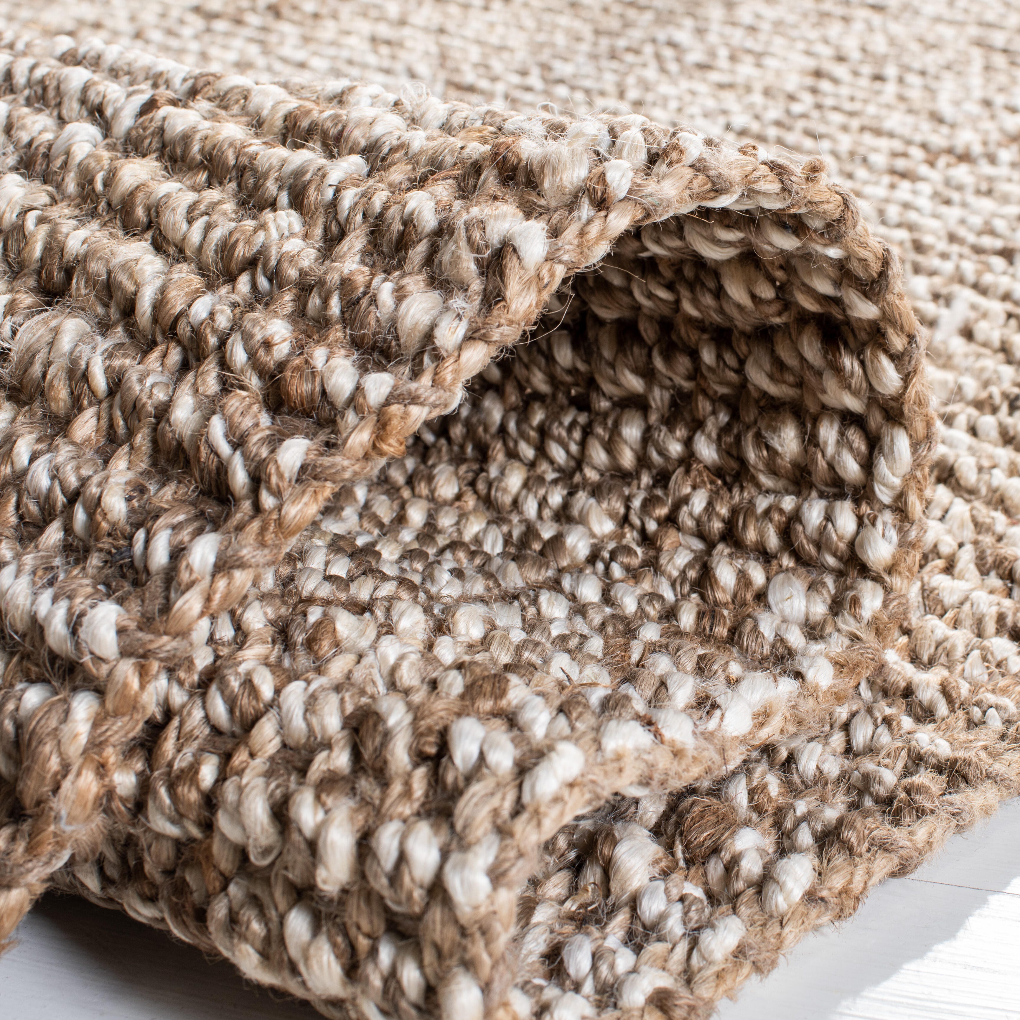 Safavieh Natural Fiber 3' x 5' Area Rug, Gray/Beige, large