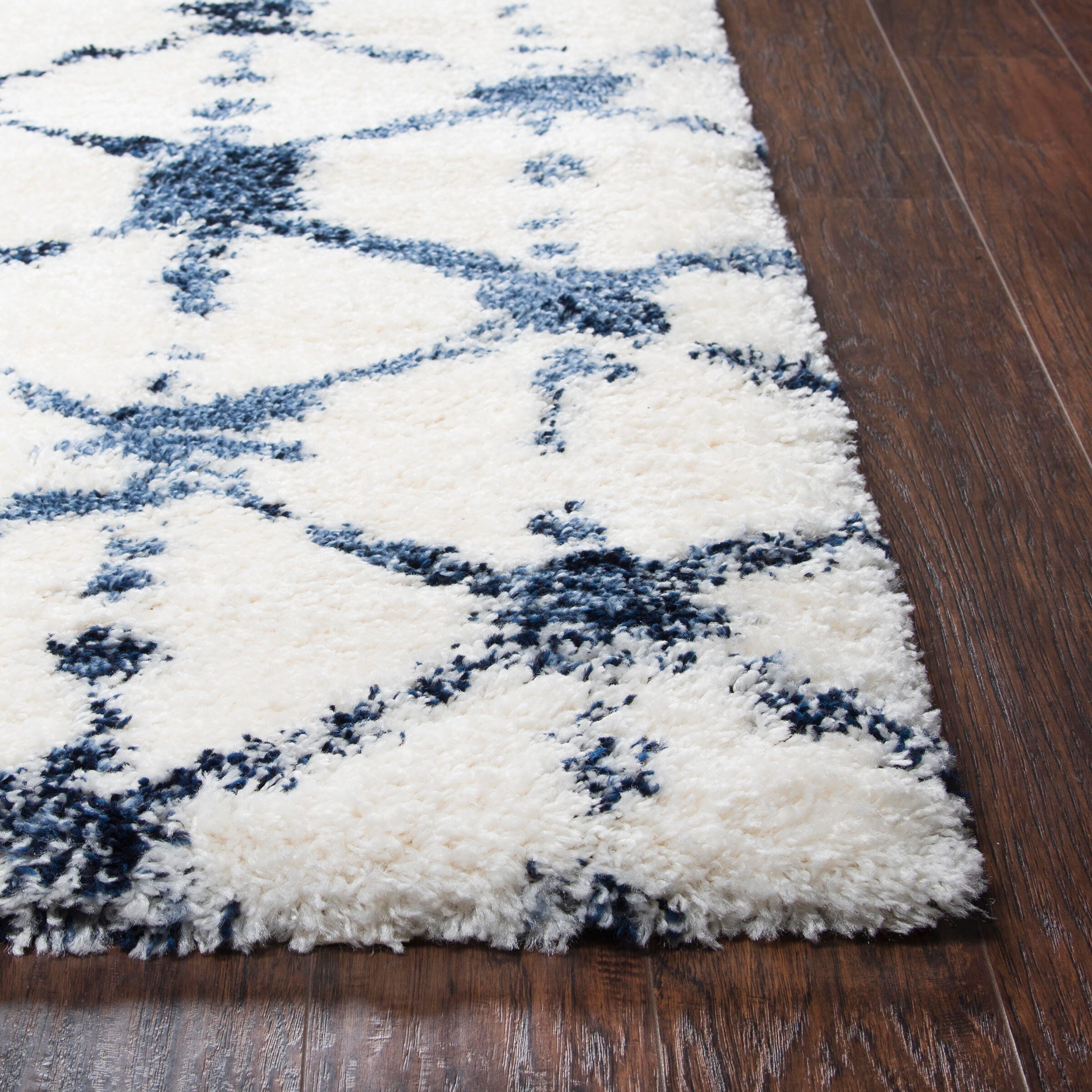Midnight Midnight Neutral 7'10" x 10'6" Power-Loomed Rug, Ivory, large
