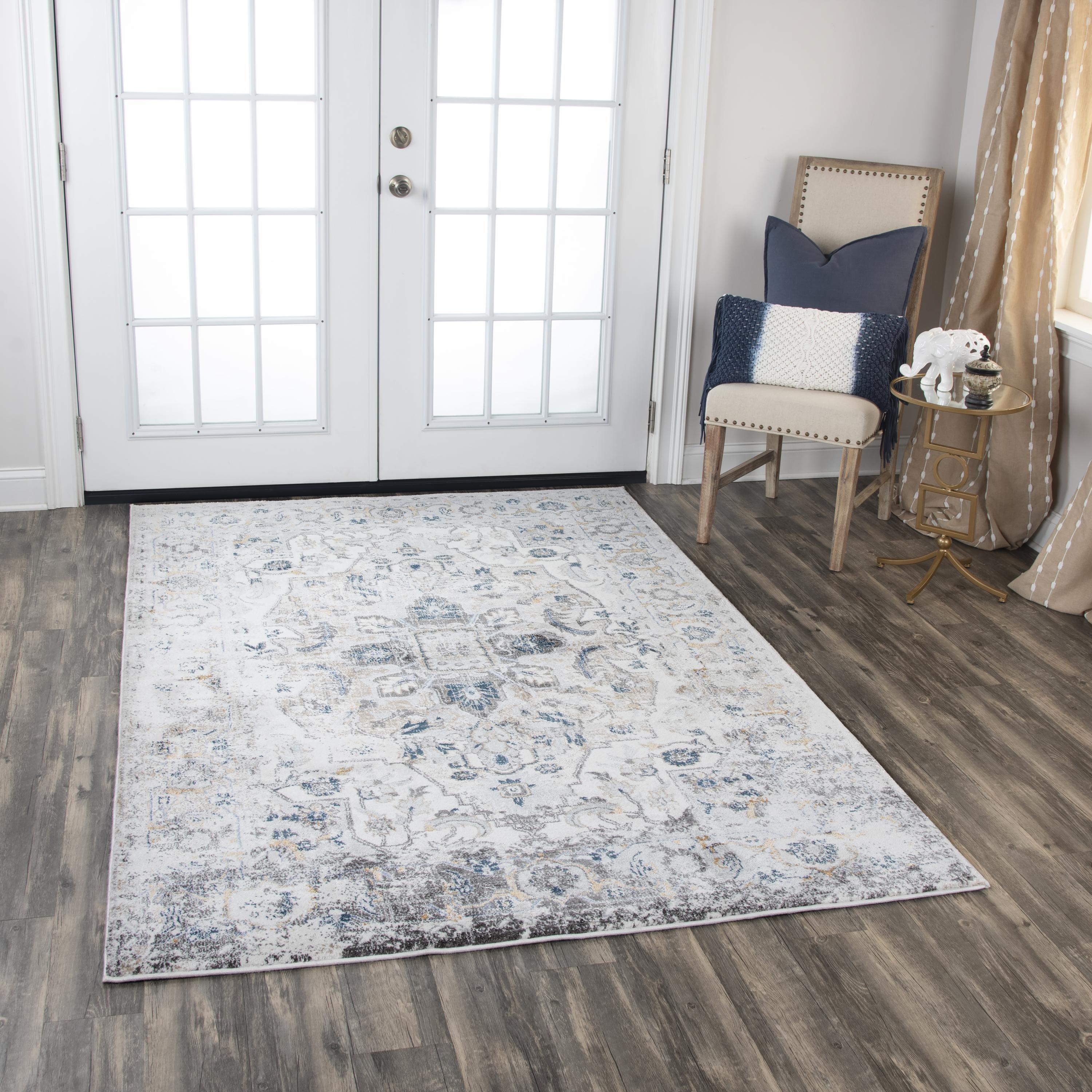 Lavish Lavish Neutral 7'10"x9'10" Power-Loomed Rug, Beige, rollover