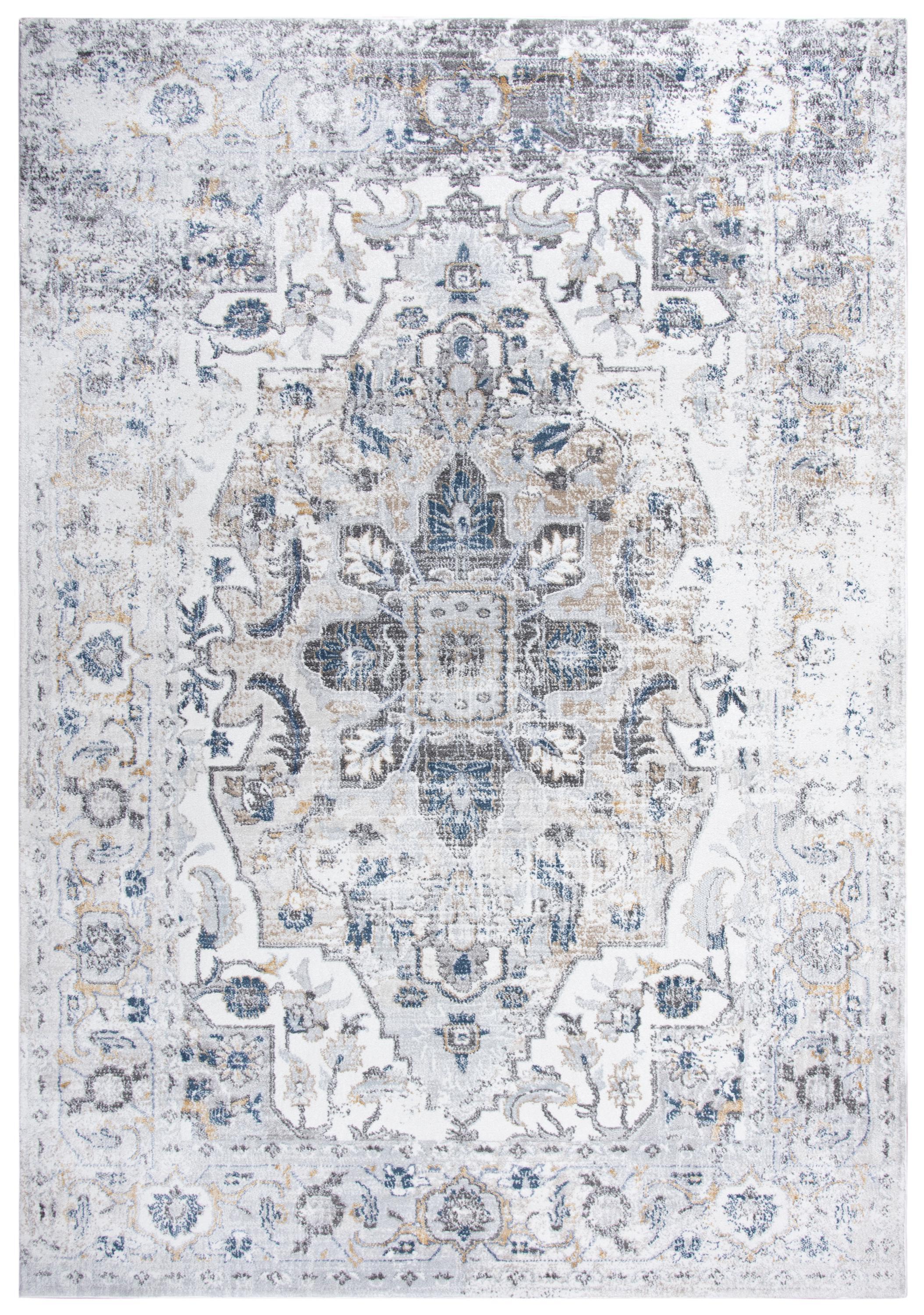Lavish Lavish Neutral 7'10"x9'10" Power-Loomed Rug, Beige, large