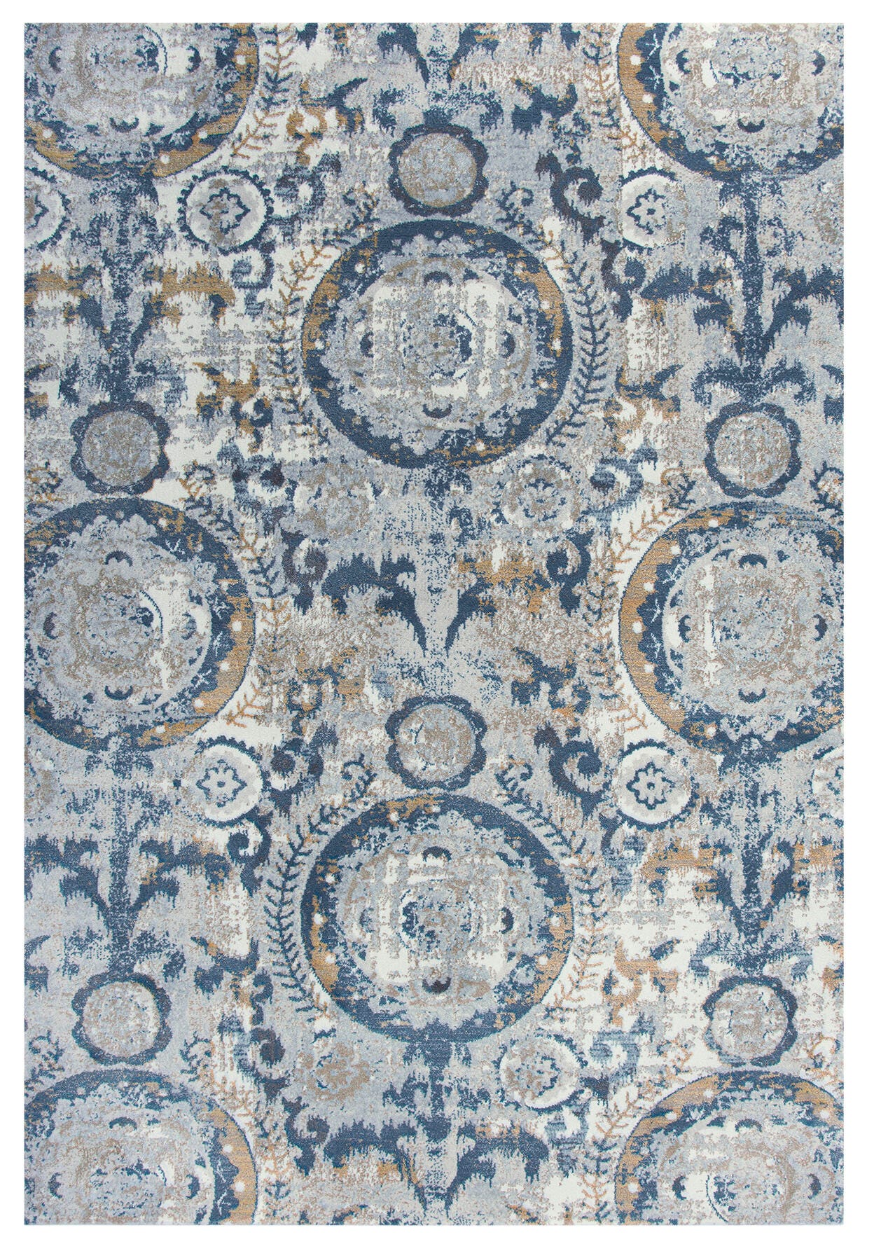 Lavish Lavish Neutral 2'7"x8' Power-Loomed Rug, , rollover