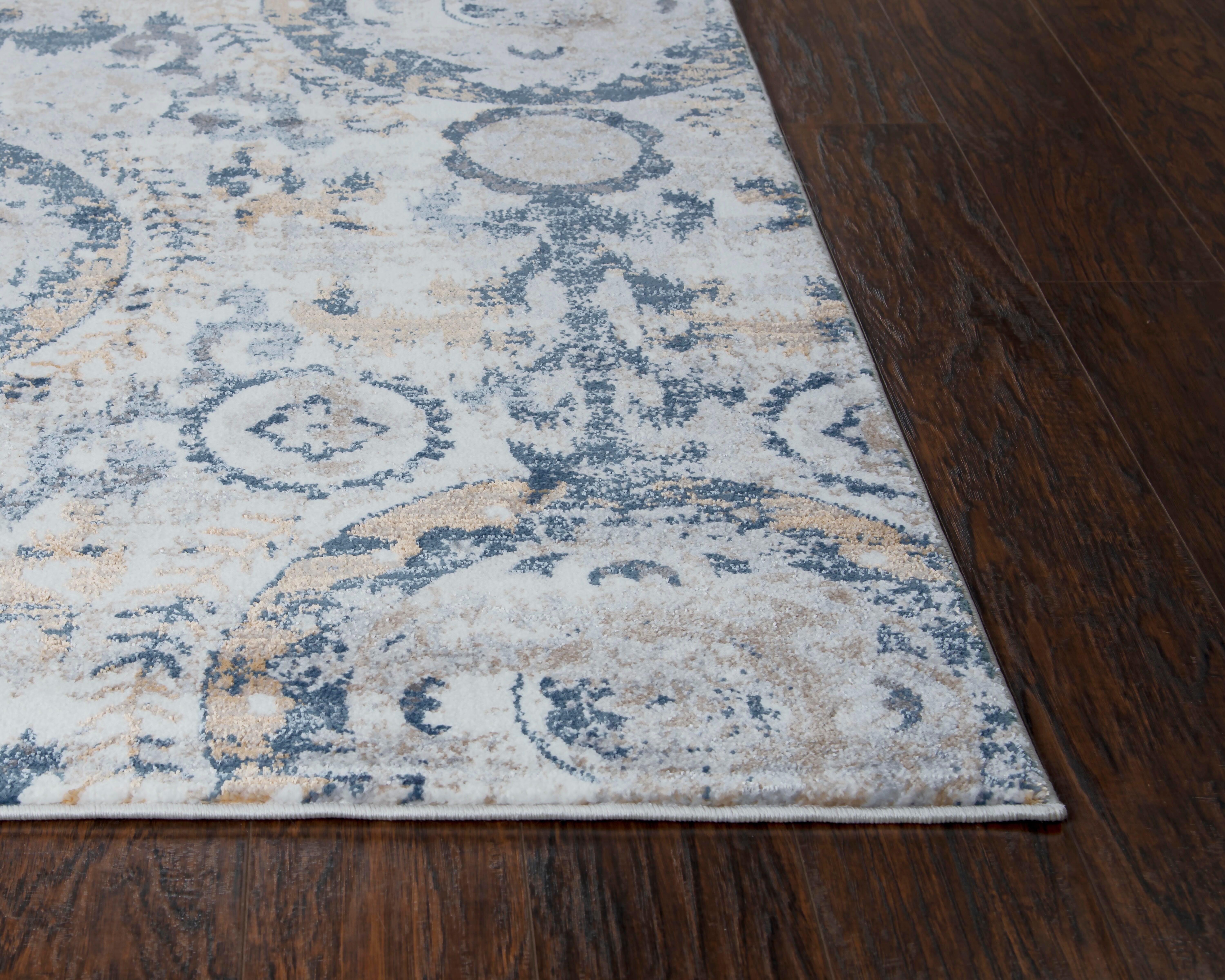Lavish Lavish Neutral 2'7"x8' Power-Loomed Rug, , large
