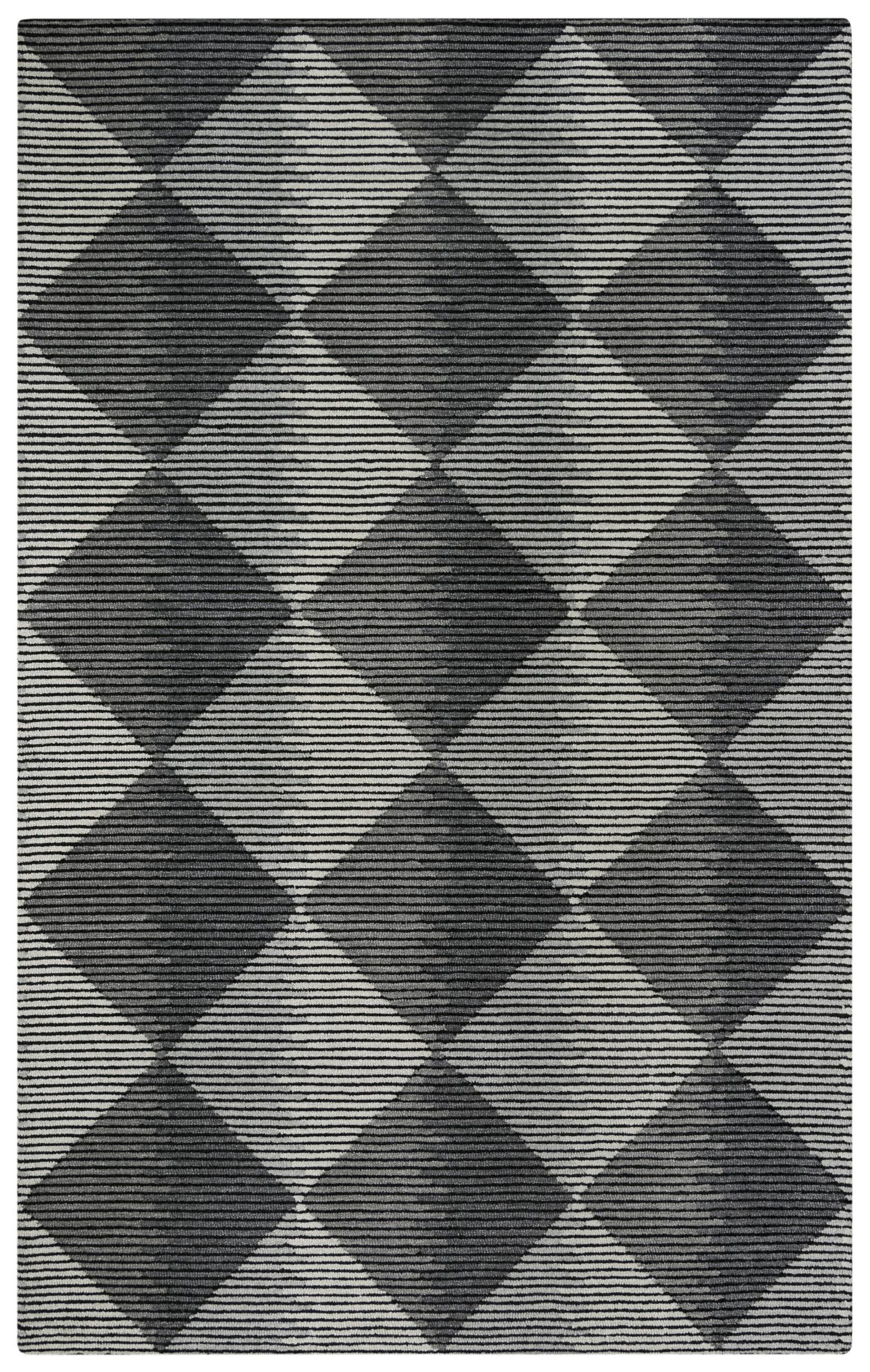 Rizzy Home Addison 5' x 7'6" Tufted Area Rug, Gray, large