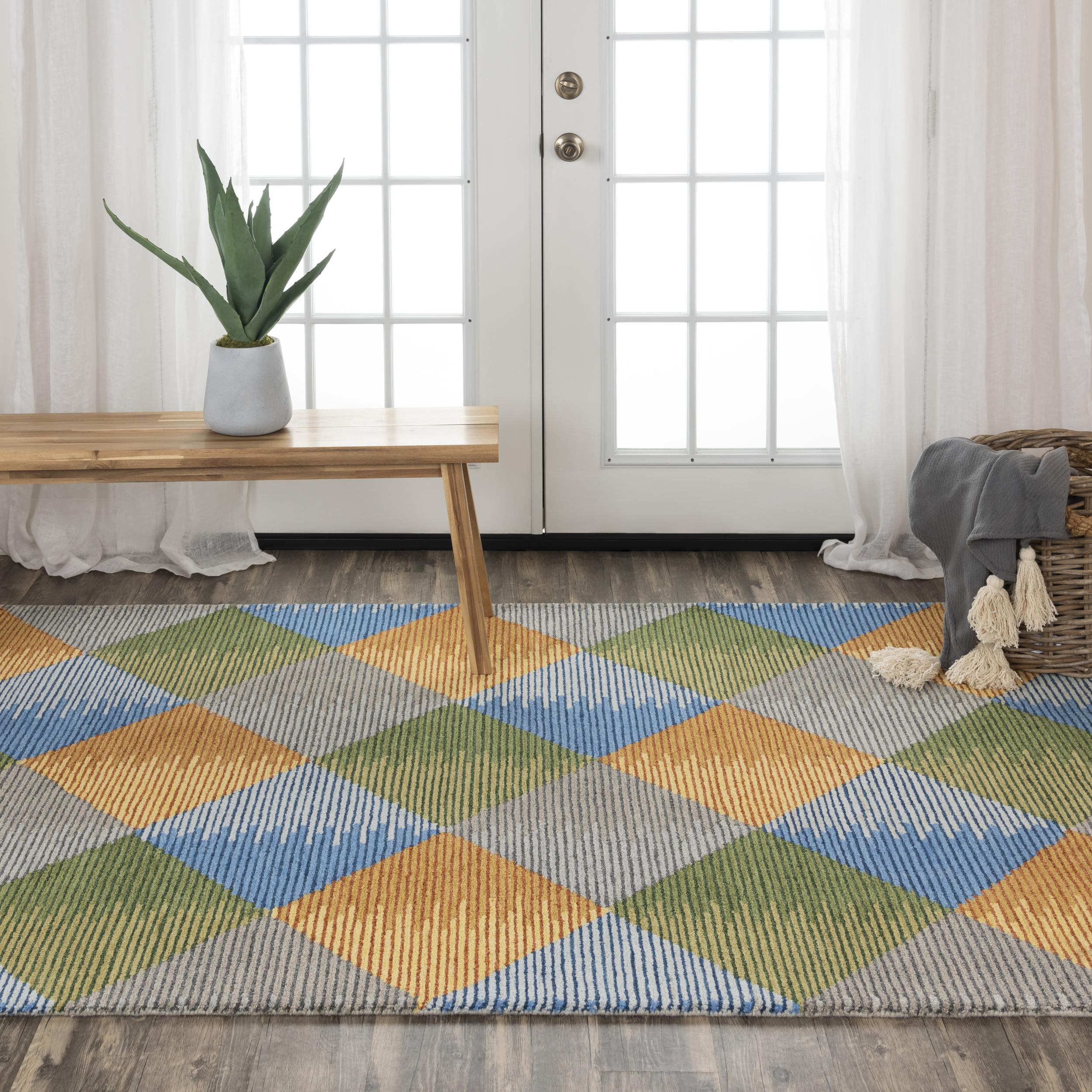 Rizzy Home Addison 7'9" x 9'9" Tufted Area Rug, Orange, rollover