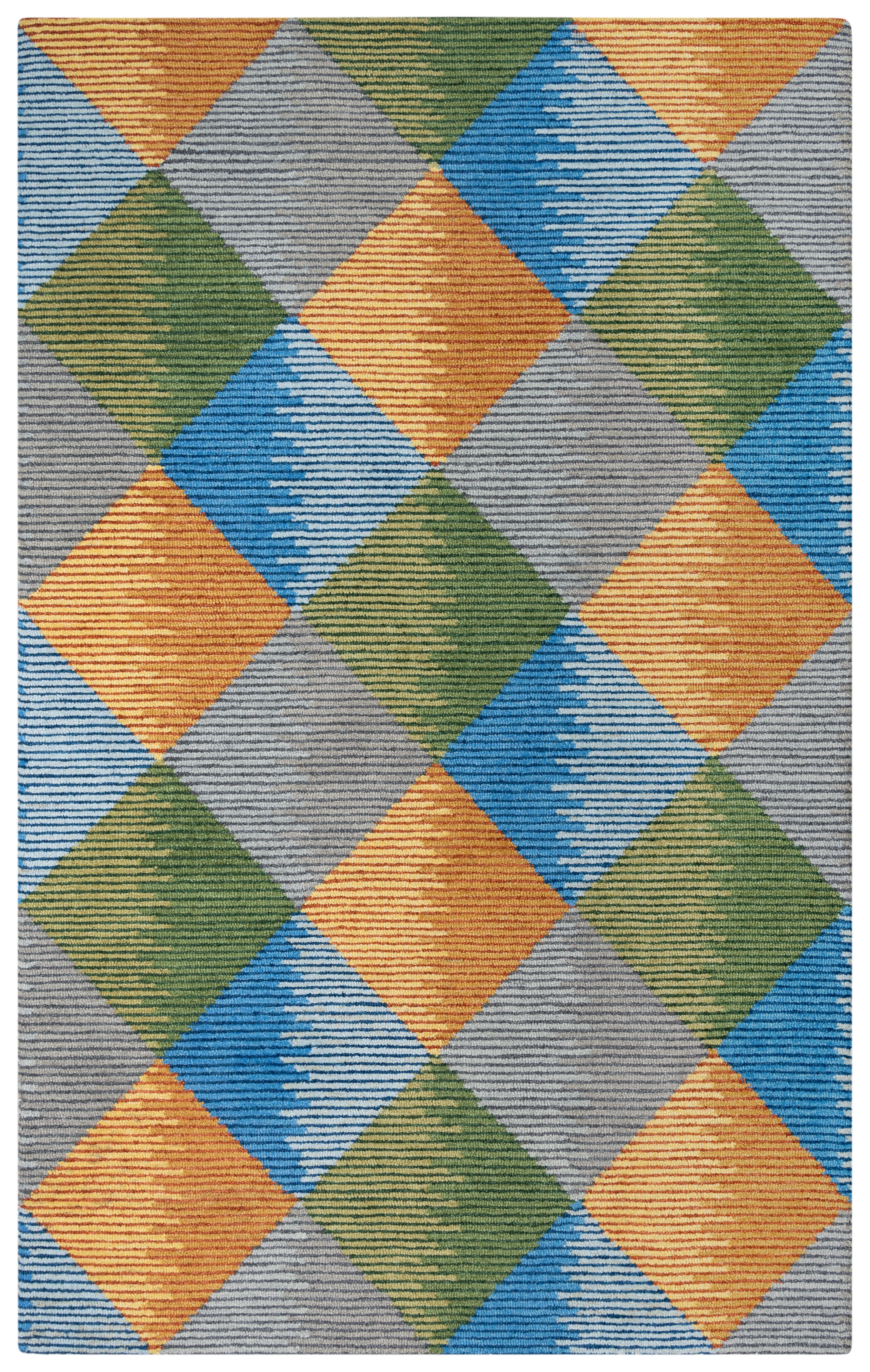 Rizzy Home Addison 7'9" x 9'9" Tufted Area Rug, Orange, large