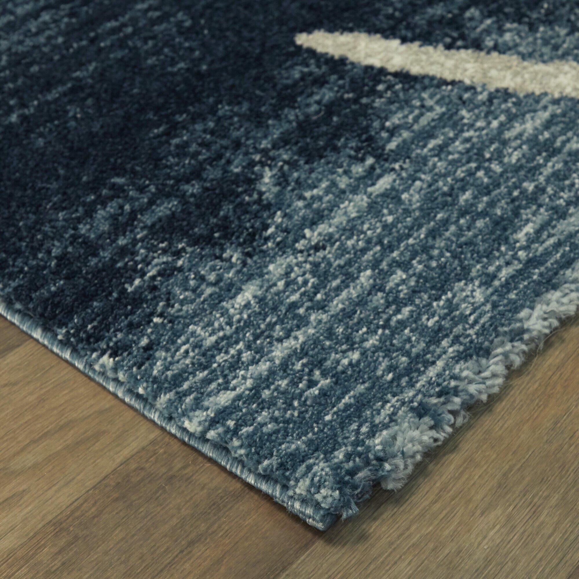 Balta Martin Coastal Starfish 5' 3" x 7' Area Rug, Dark Blue, large