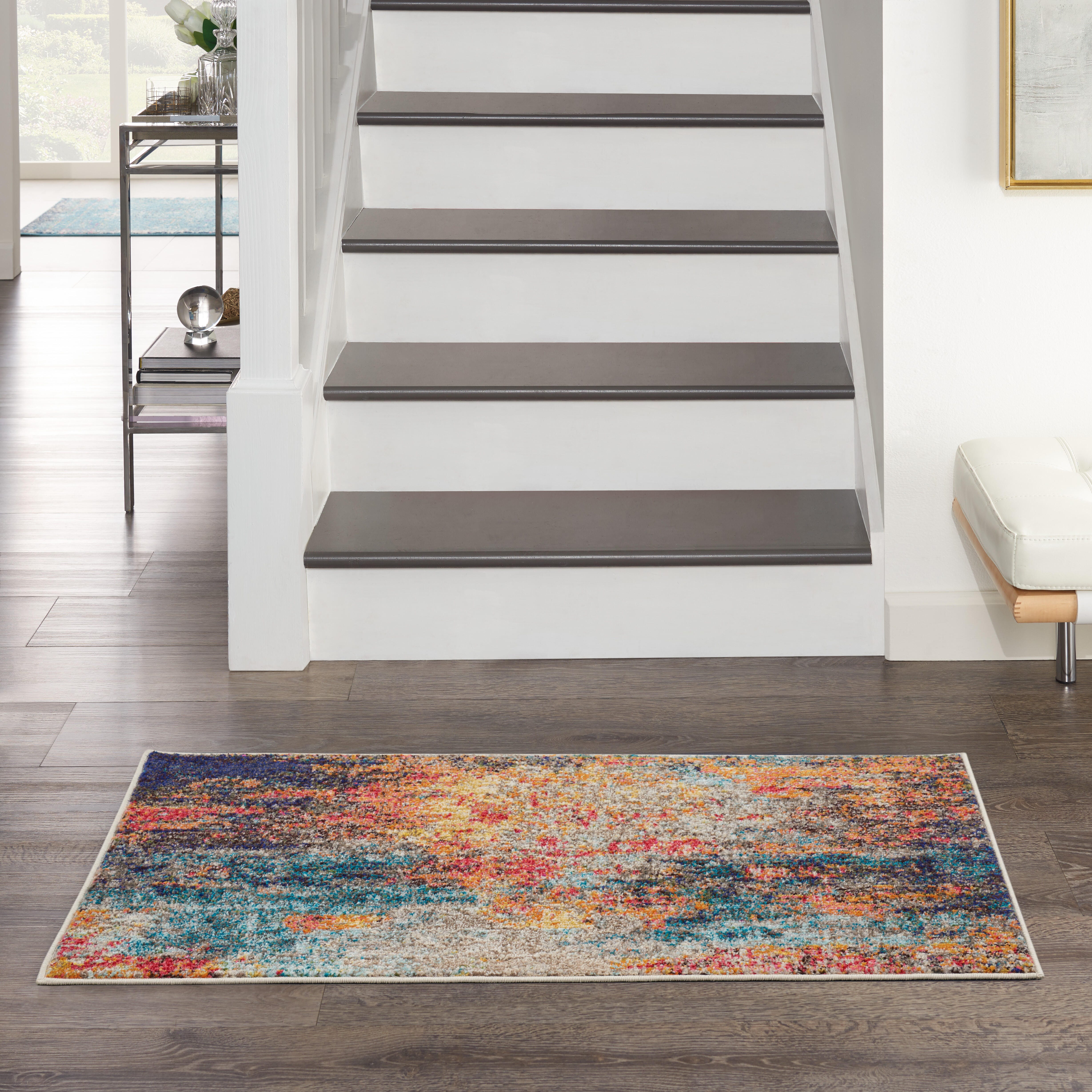 Nourison Nourison Celestial 2'2" x 3'9" Multicolor Modern Indoor Rug, Multi, rollover