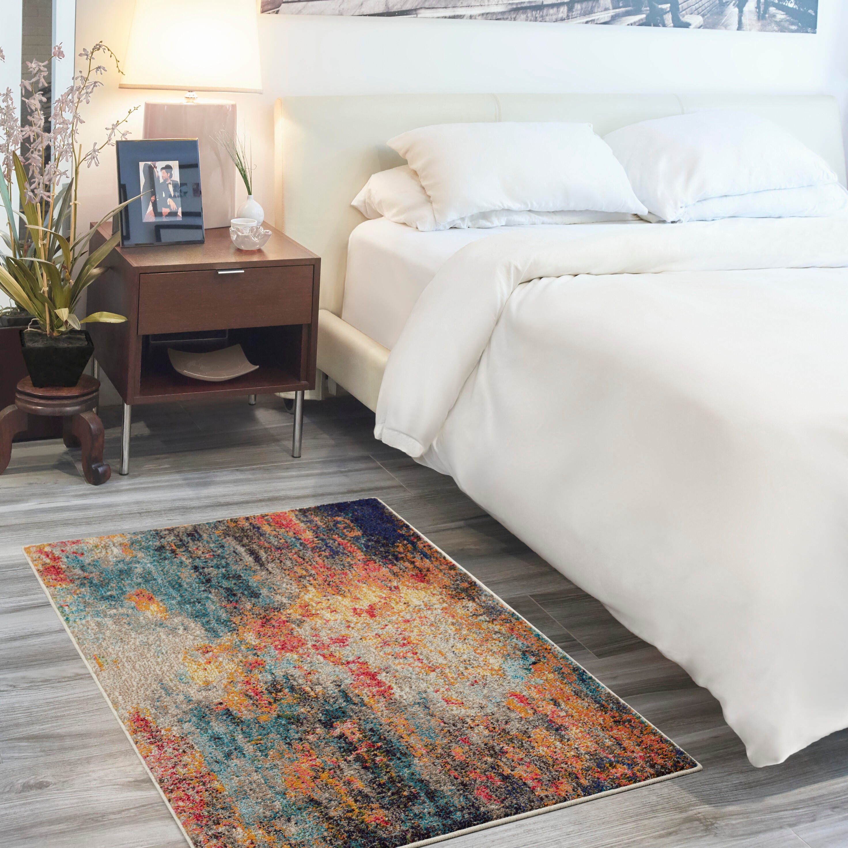 Nourison Nourison Celestial 3' x 5' Multicolor Modern Indoor Rug, Multi, rollover