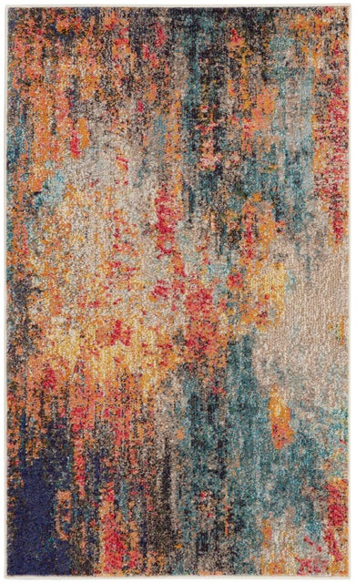 Nourison Nourison Celestial 3' x 5' Multicolor Modern Indoor Rug
