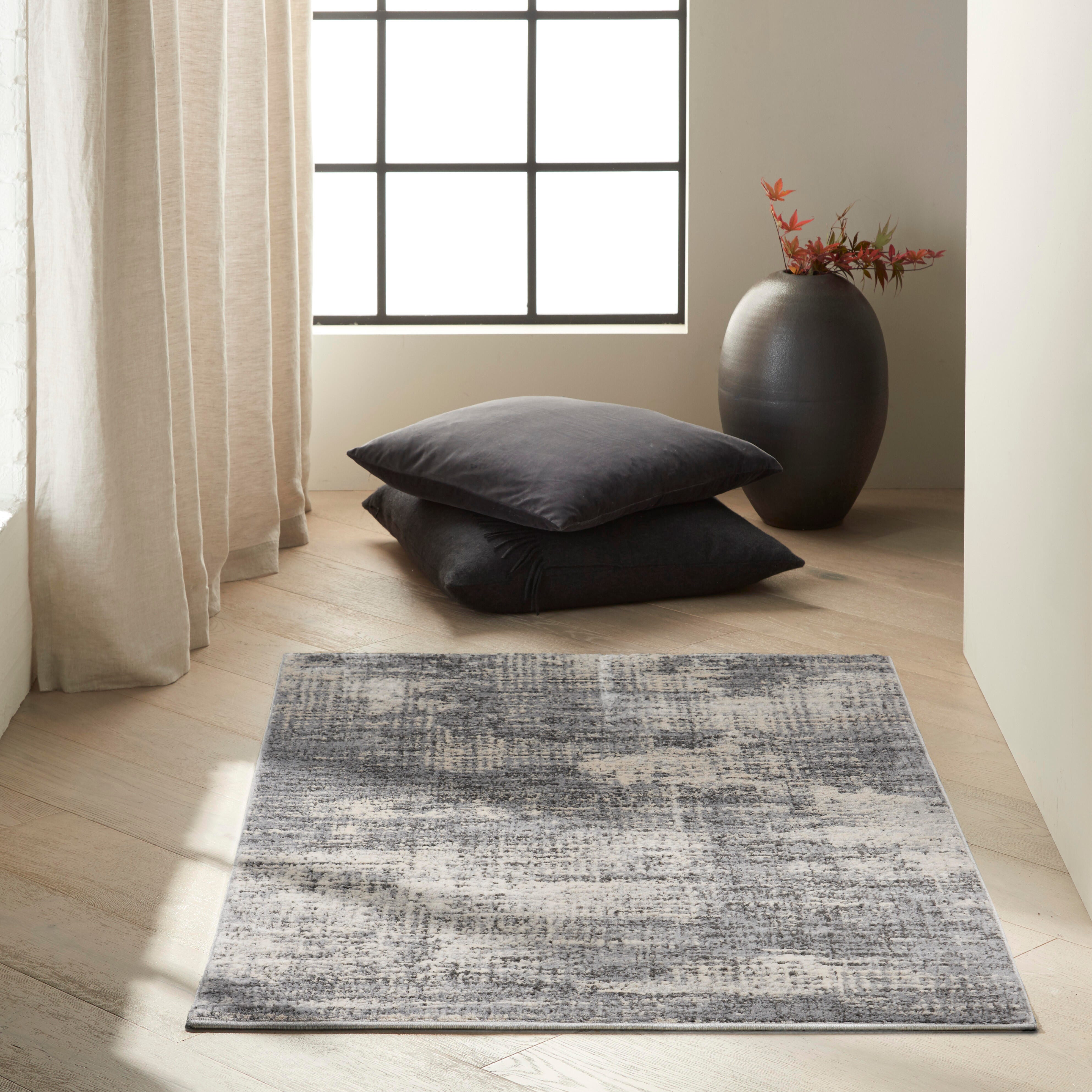 Calvin Klein Calvin Klein Ck950 Rush 3'2" x 5' Grey/Beige Modern Indoor Rug, Gray/Beige, rollover