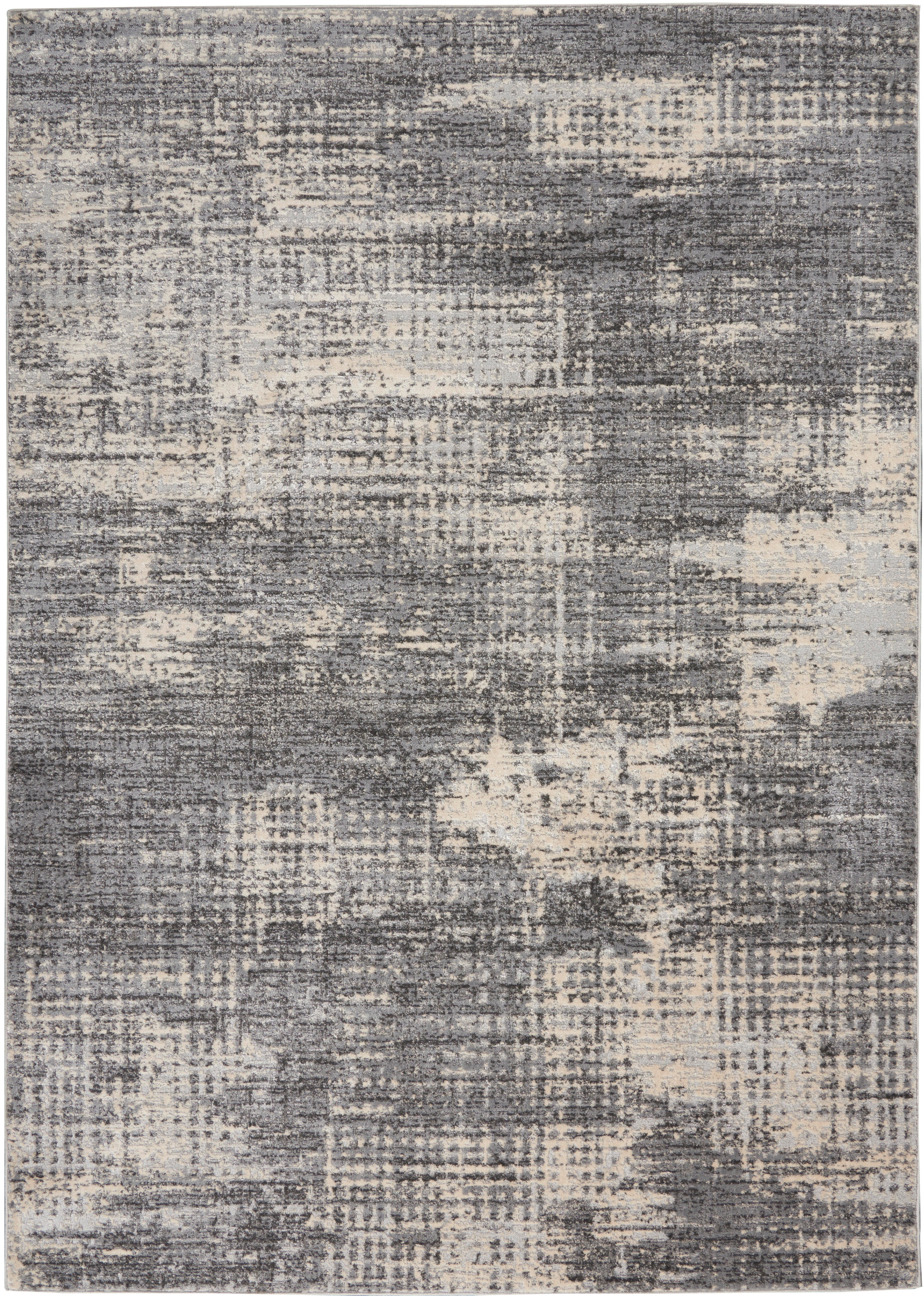 Calvin Klein Calvin Klein Ck950 Rush 5'3" x 7'3" Grey/Beige Modern Indoor Rug, Gray/Beige, large