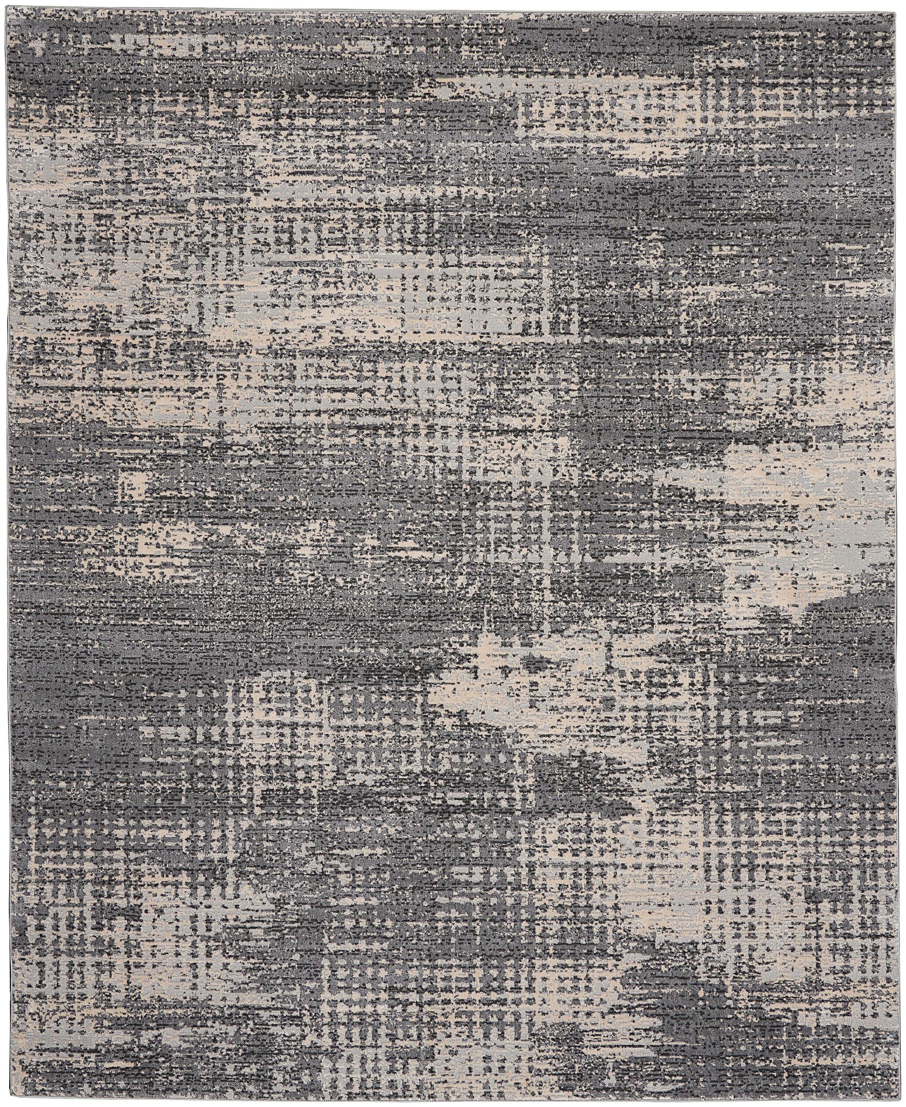 Calvin Klein Calvin Klein Ck950 Rush 7' x 10' Grey/Beige Modern Indoor Rug, Gray/Beige, large