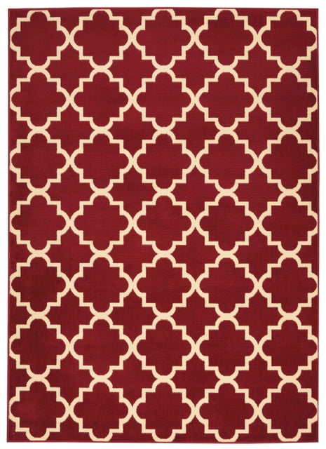 Nourison Nourison Grafix 5'3" x 7'3" Red Bohemian Indoor Rug