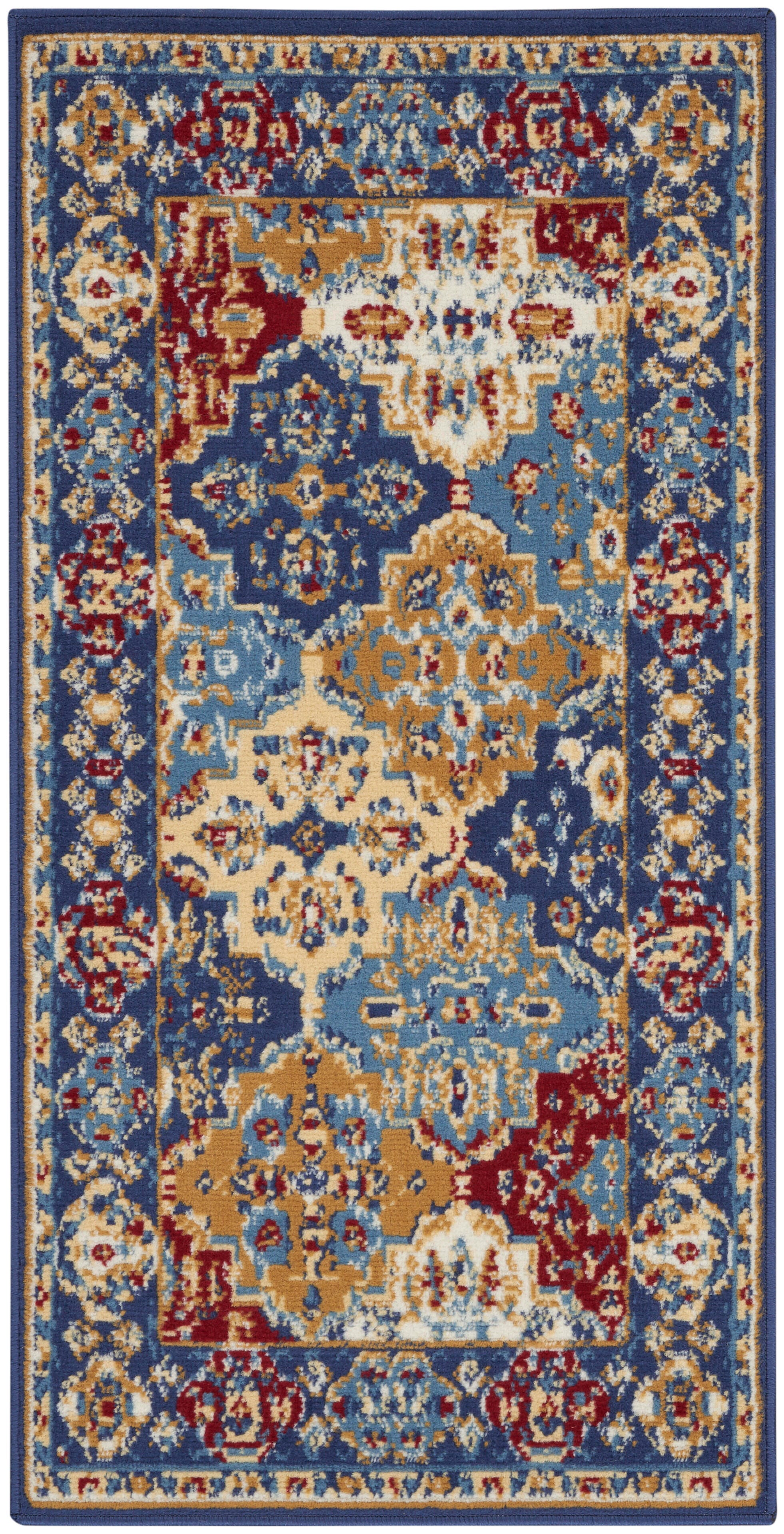 Nourison Home Nourison Grafix 2' x 4' Multicolor Bohemian Indoor Rug, Multi, large