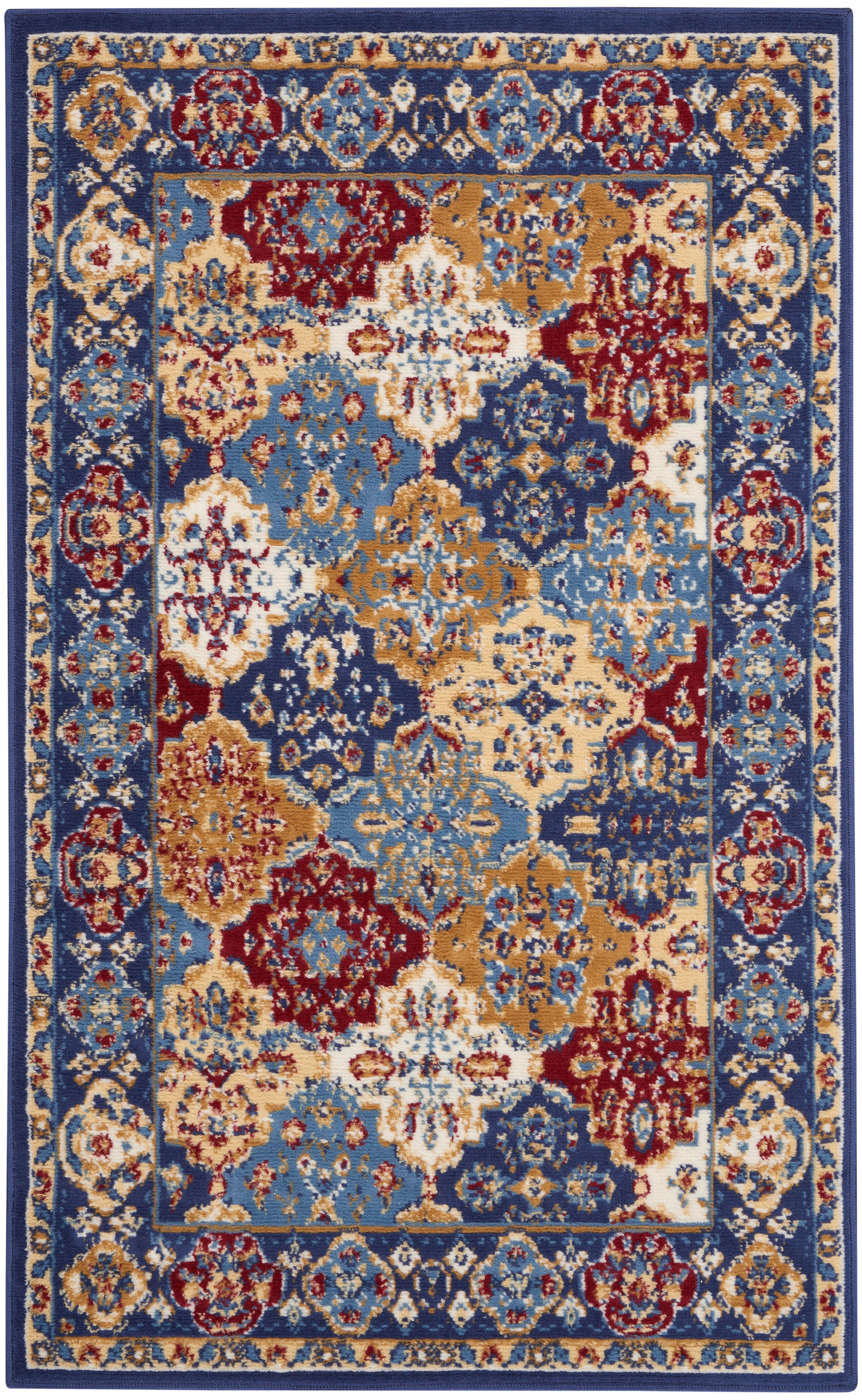Nourison Home Nourison Grafix 3' x 5' Multicolor Bohemian Indoor Rug, Multi, large