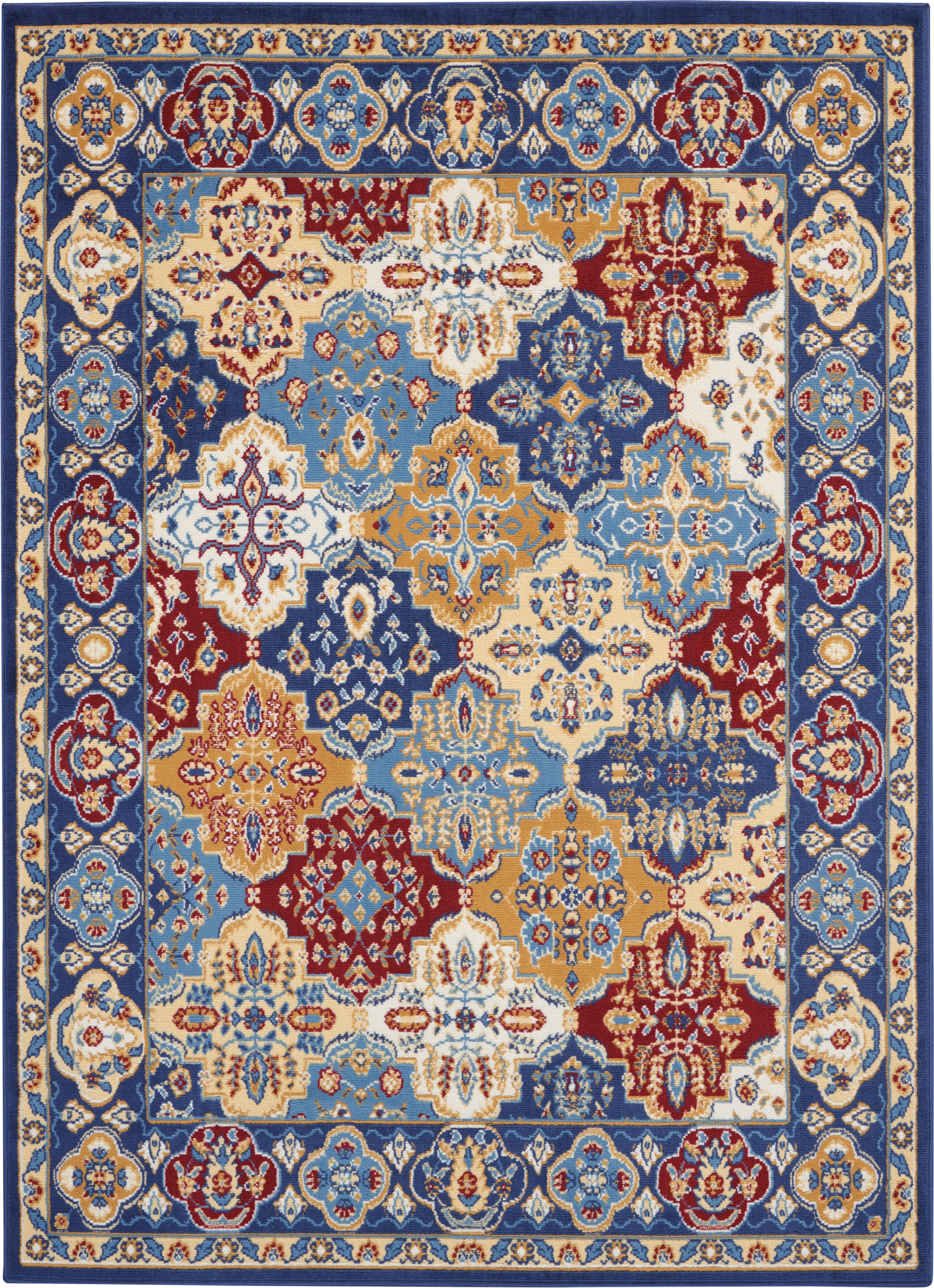 Nourison Home Nourison Grafix 6' x 9' Multicolor Bohemian Indoor Rug, Multi, large