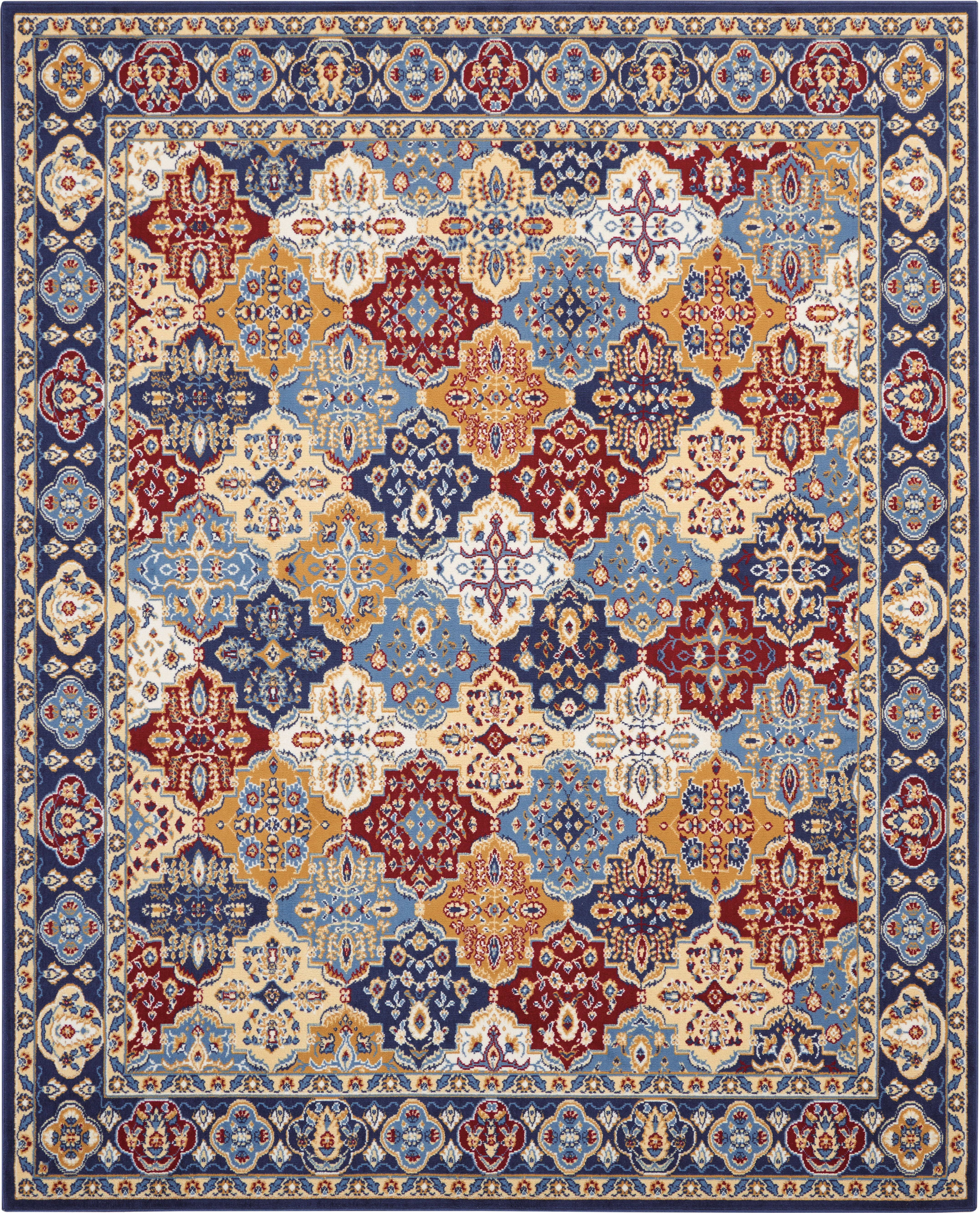 Nourison Home Grafix 7'10" x 9'10" Multicolor Bohemian Indoor Rug
