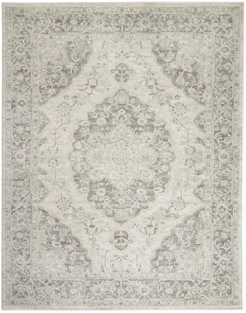 Nourison Home Tranquil 8' x 10' Ivory/Grey Vintage Indoor Rug
