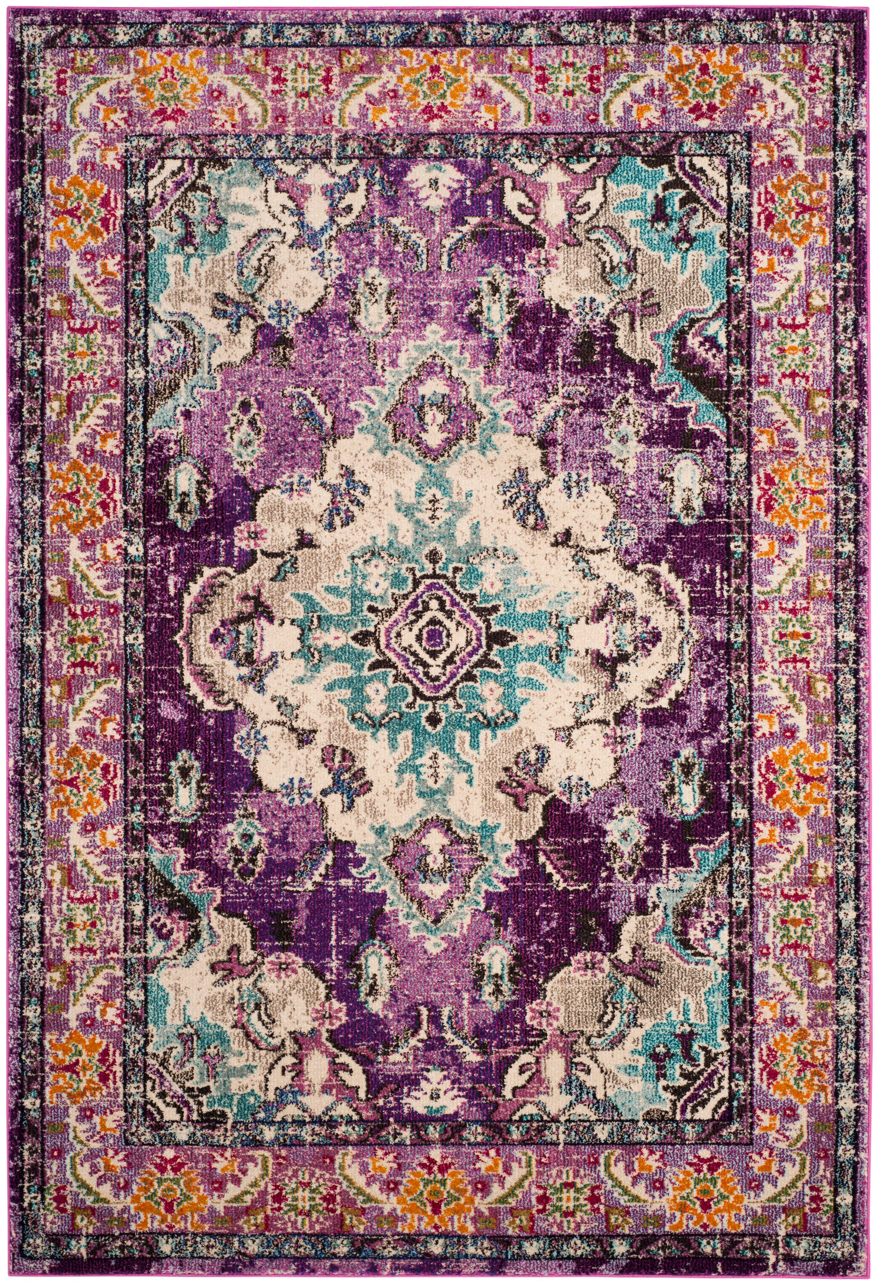 Safavieh Monaco 5'1" x 7'7" Area Rug, Purple, large
