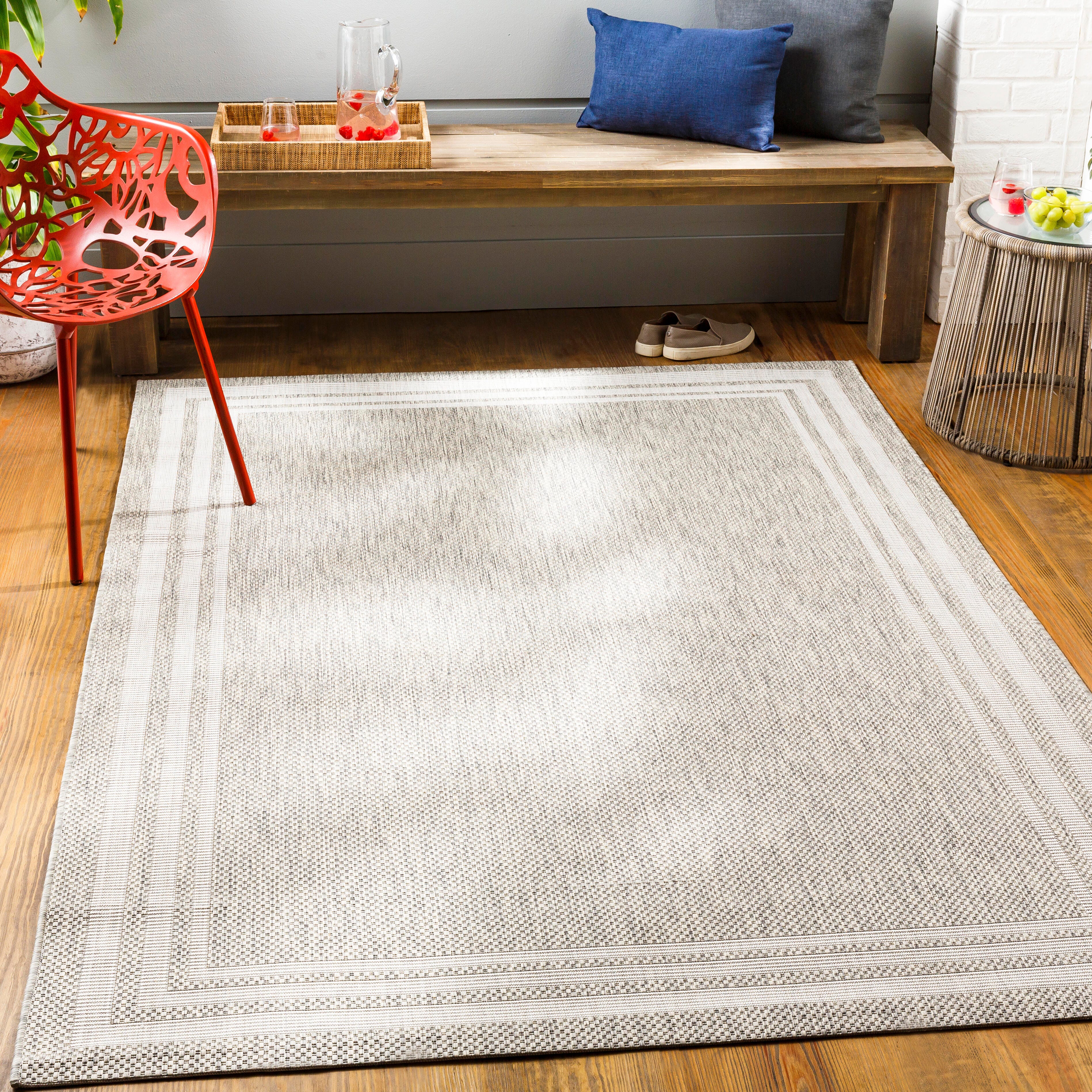 Surya Eagean 4'3" x 5'11" Accent Rug, Beige, rollover